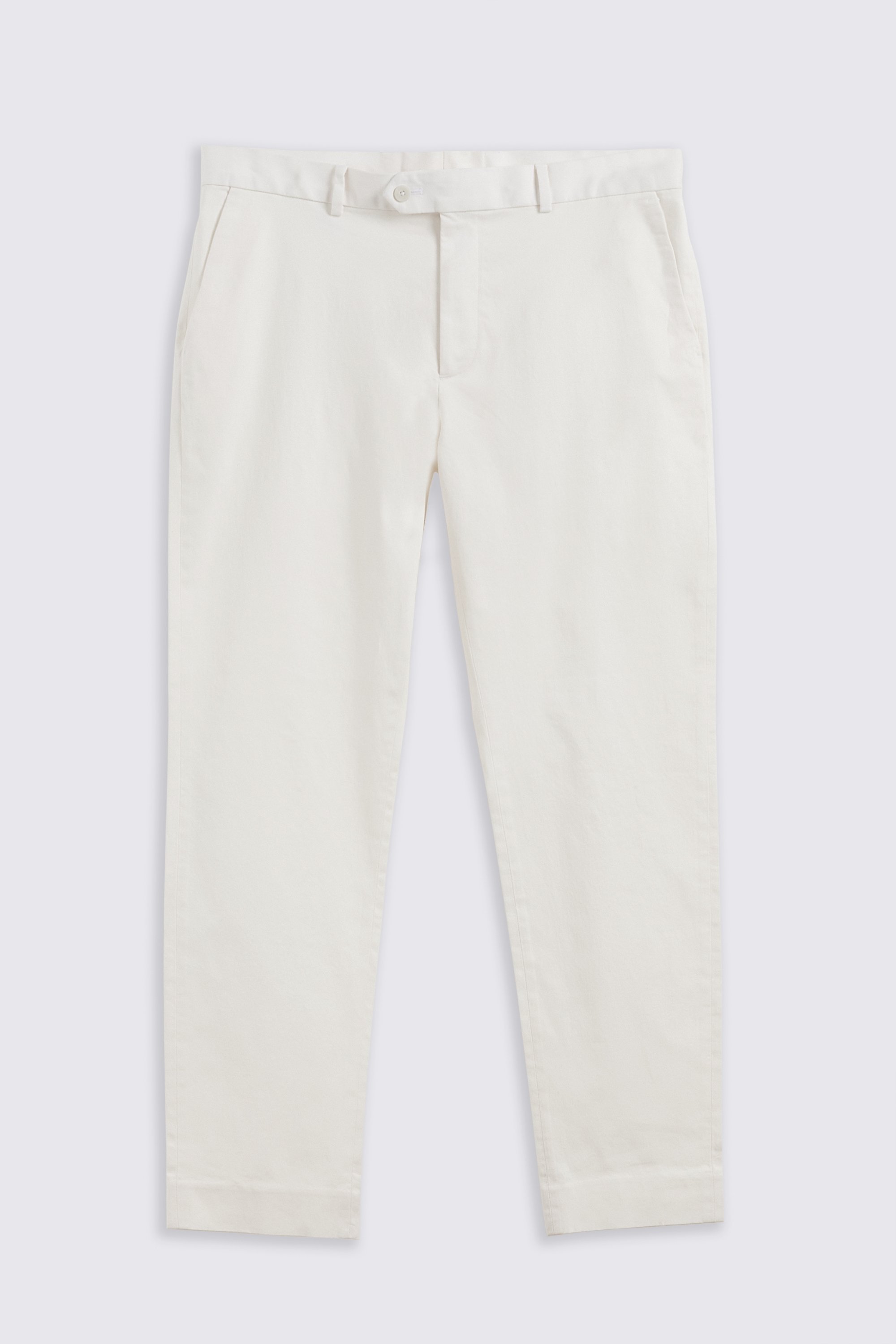 Tailored Fit Off White Chino