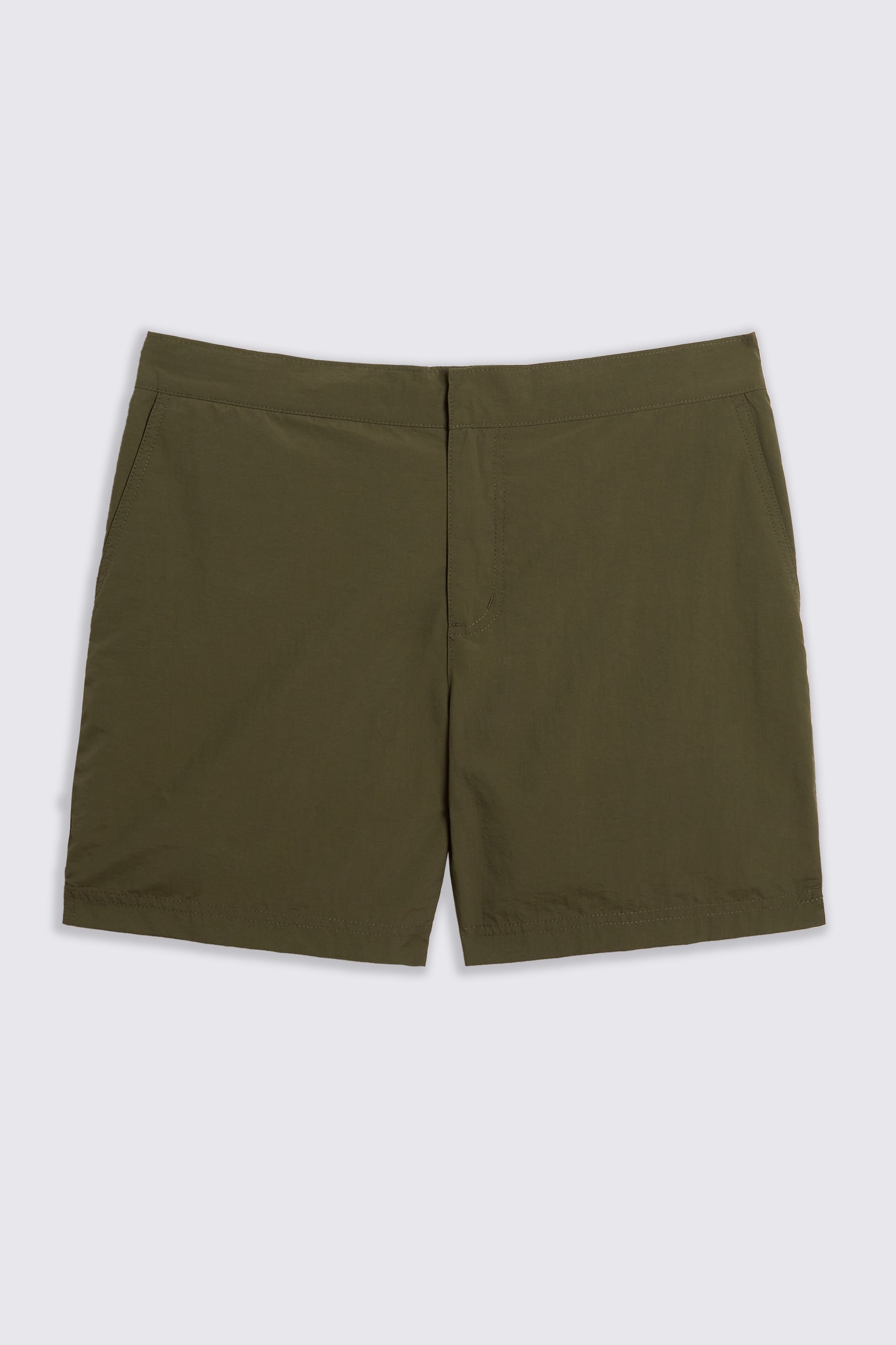 Khaki Smart Swim Shorts