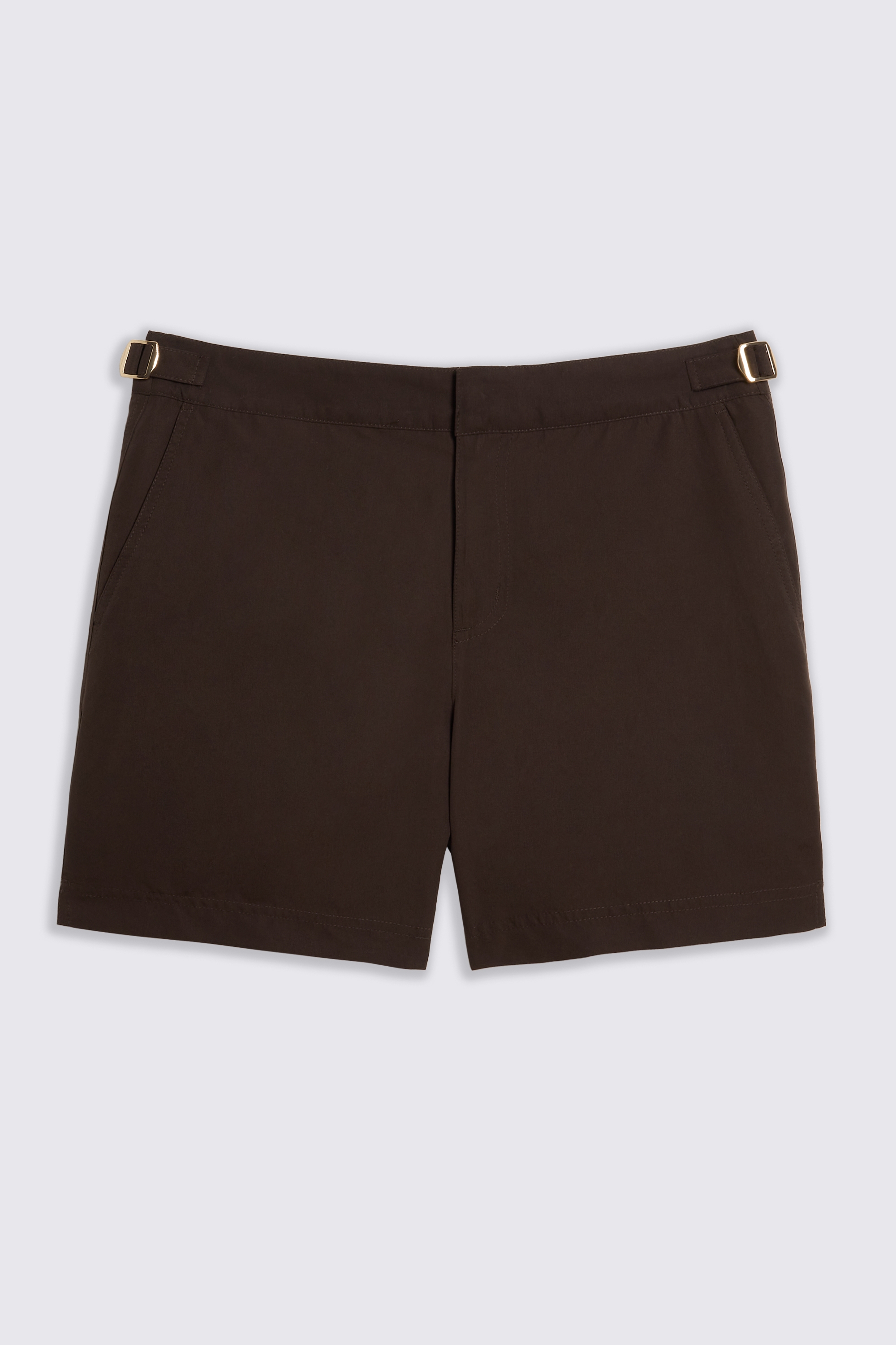Brown Smart Swim Shorts