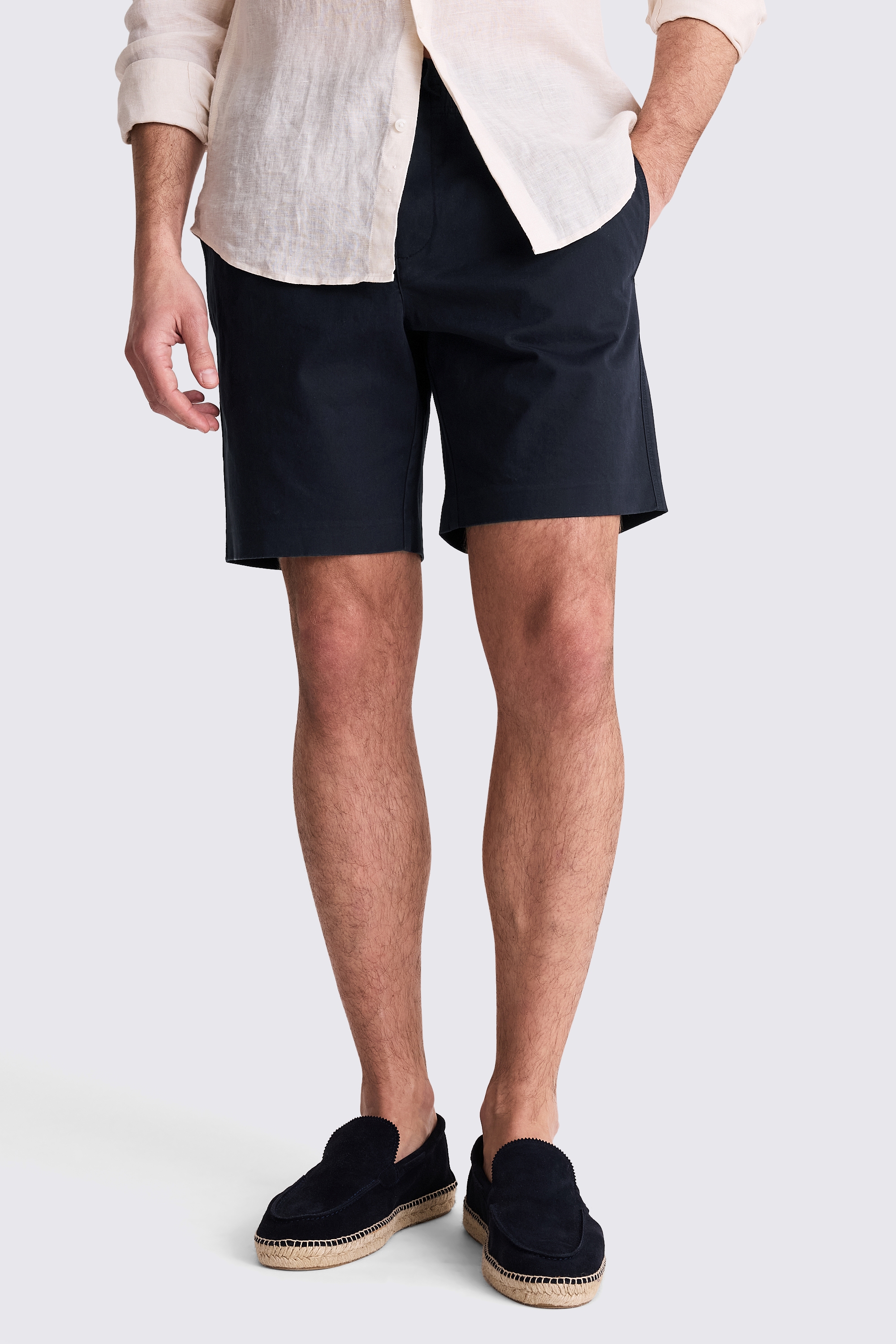 Navy Drawstring Shorts