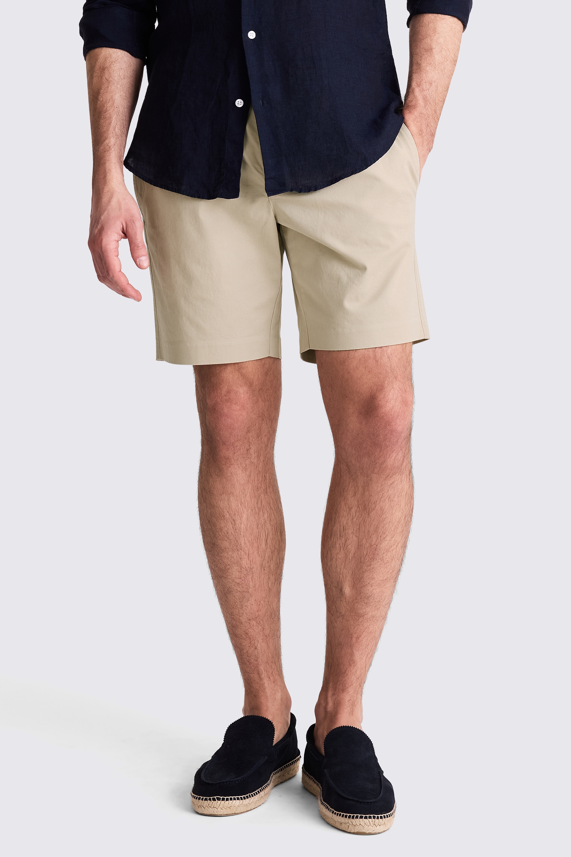 Stone Drawstring Shorts