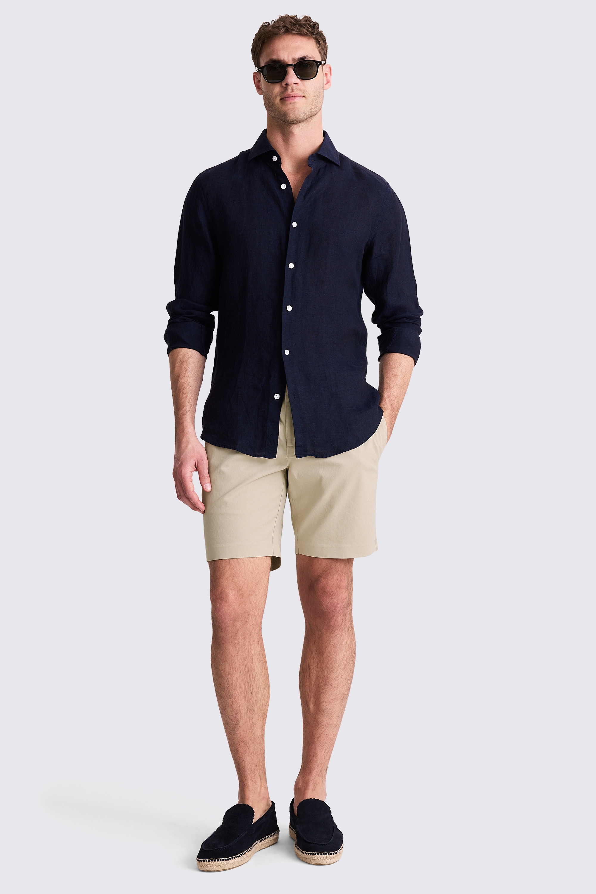 Stone Drawstring Shorts
