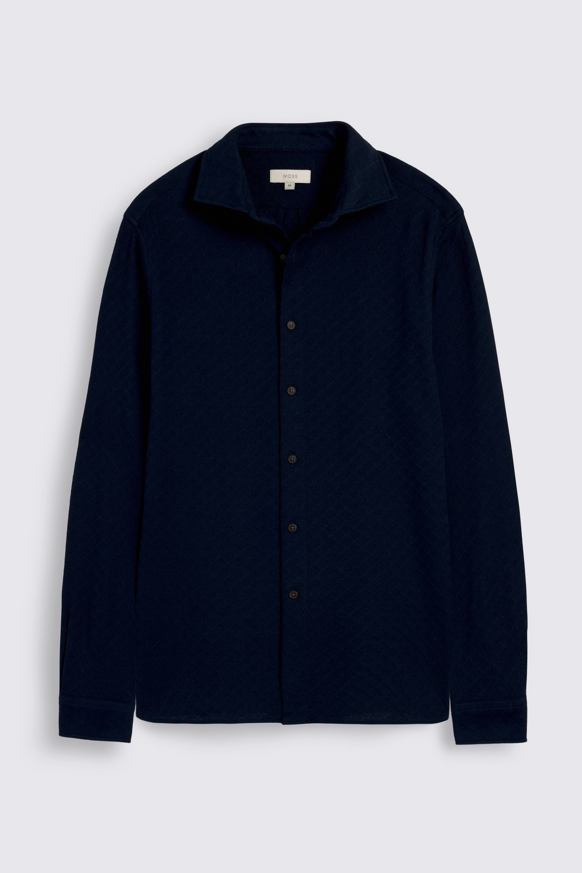 Navy Button Through Shirt