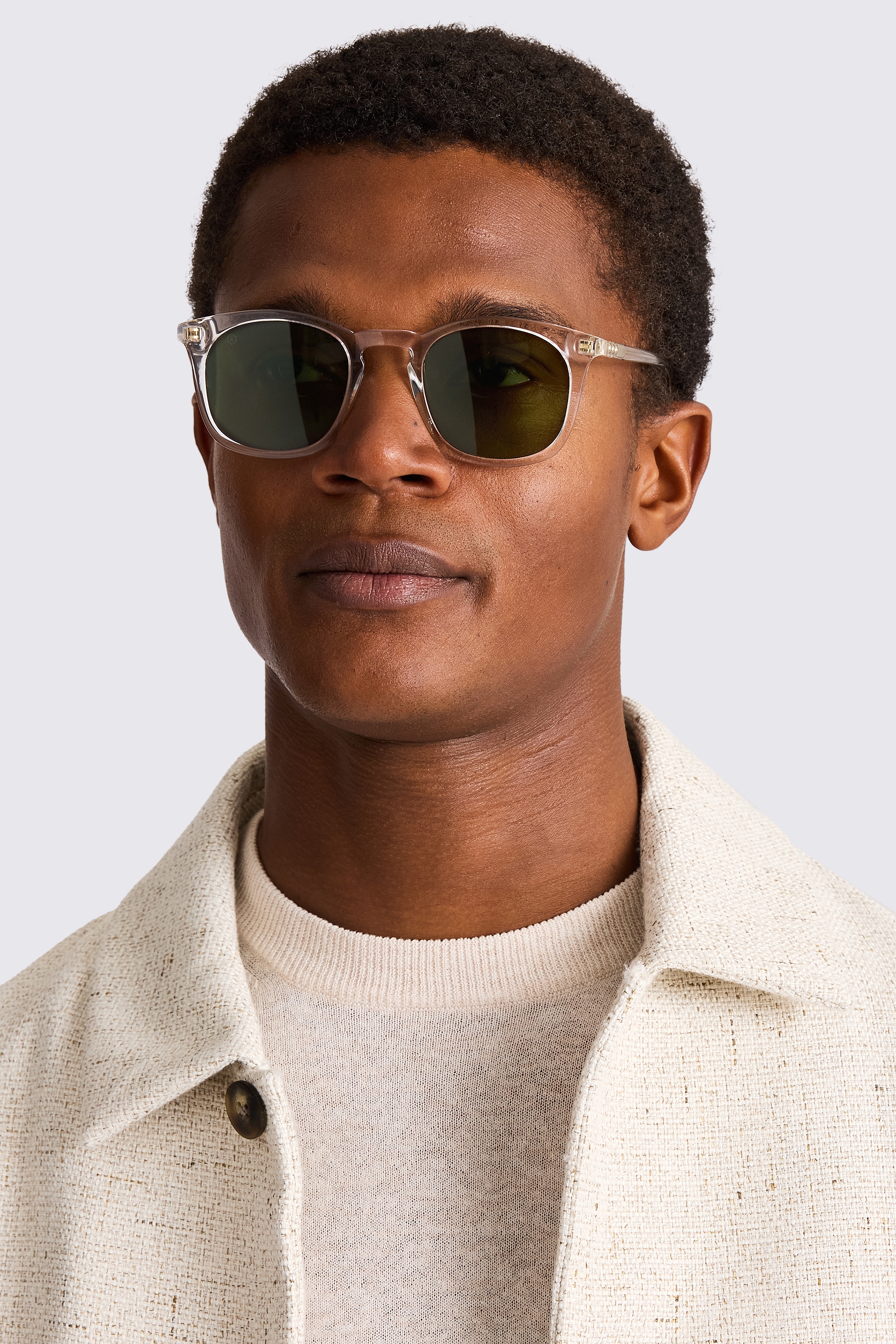 Clear Louis Orson Sunglasses