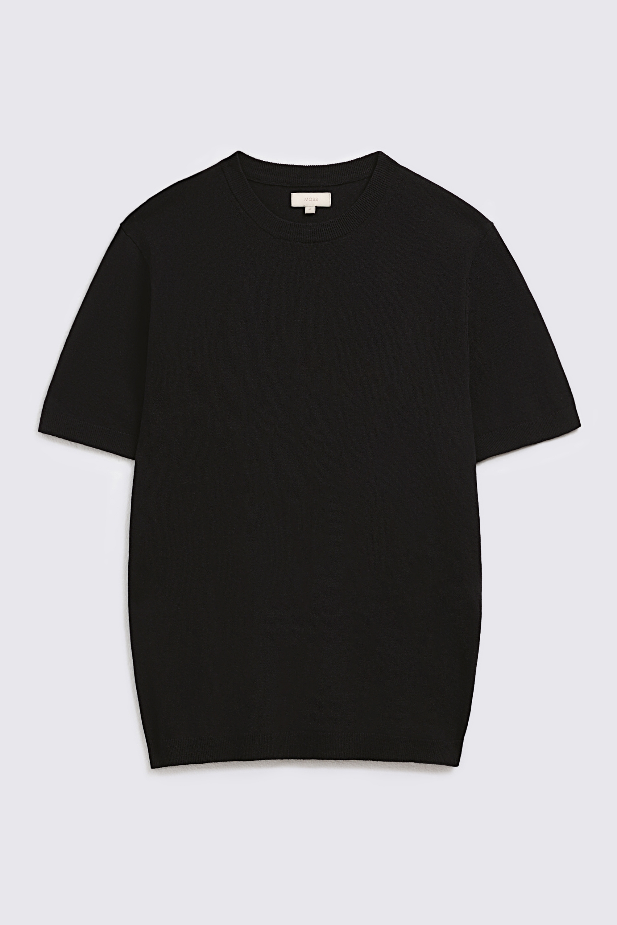 Linen Blend Black T-shirt