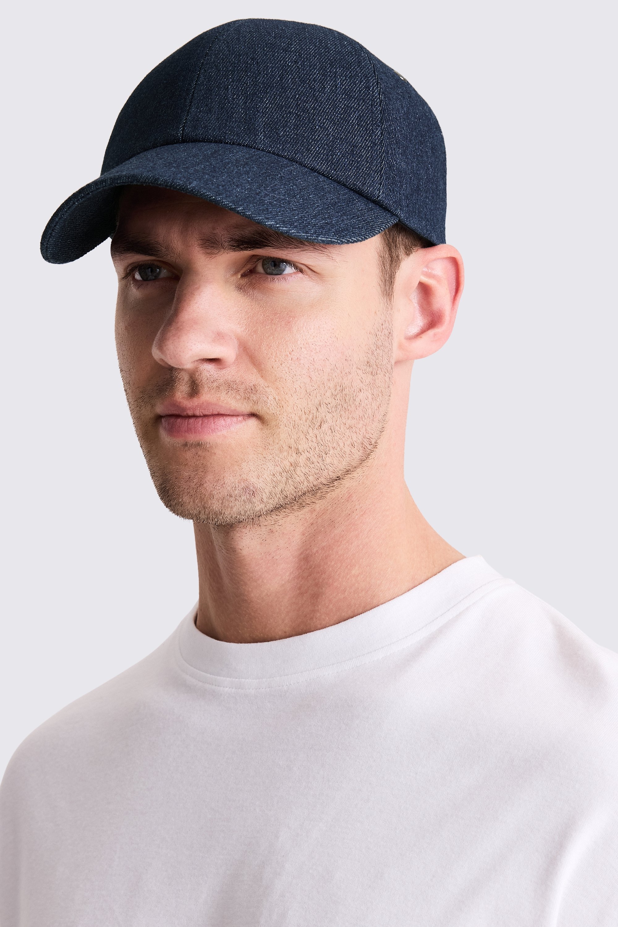 Dark Indigo Denim Cap