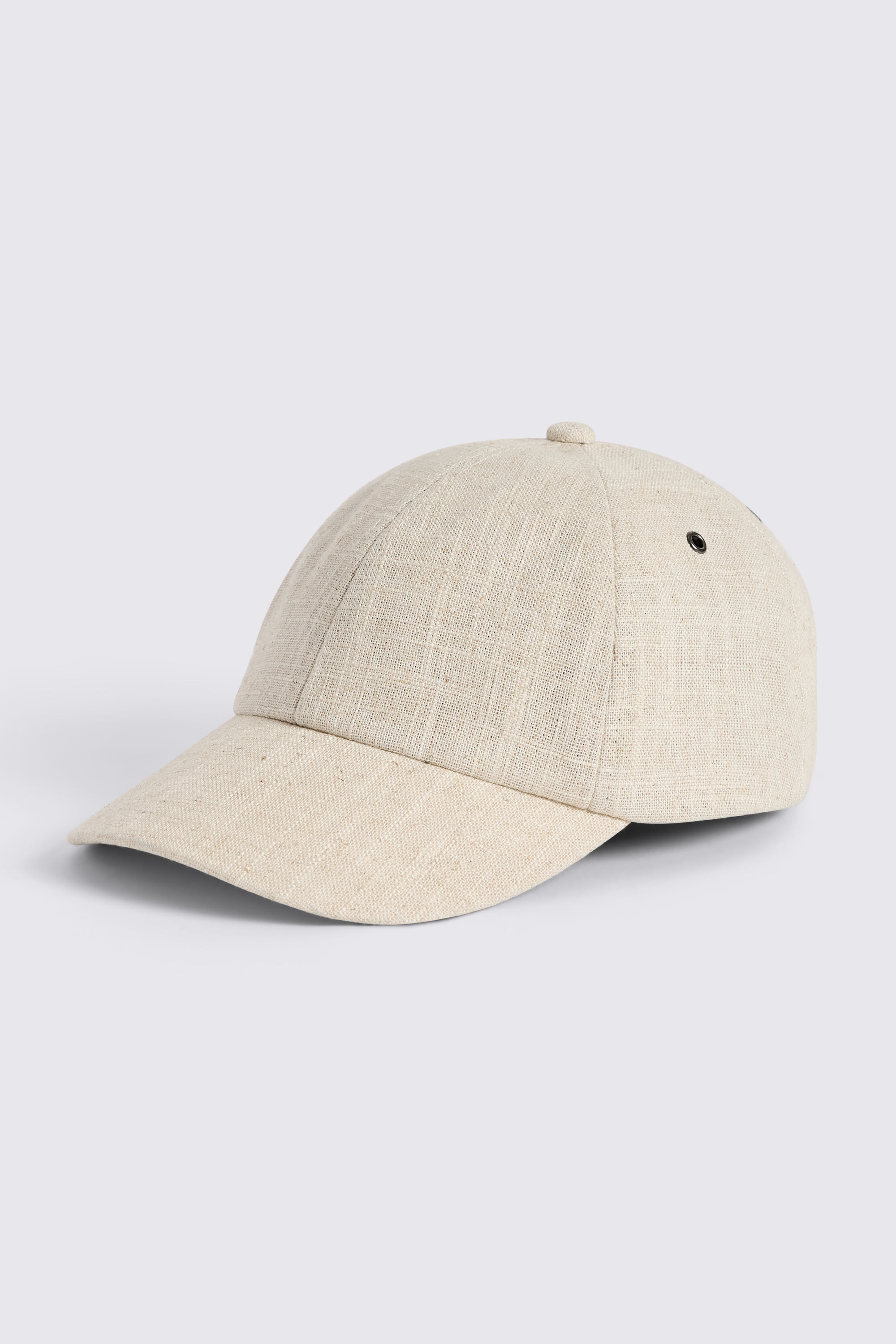 Ecru Linen Cap