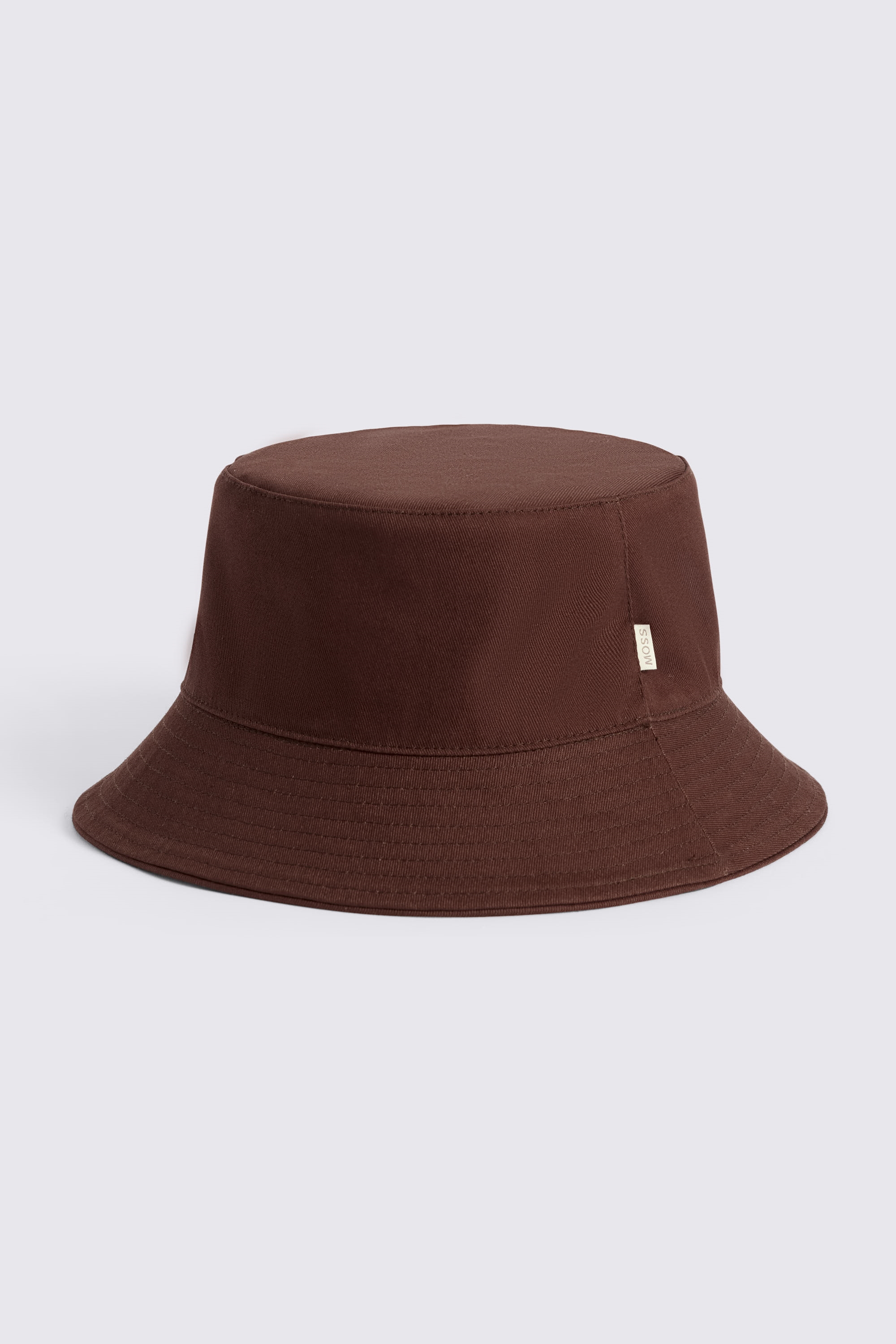 Ecru Reversible Cotton Twill Bucket Hat