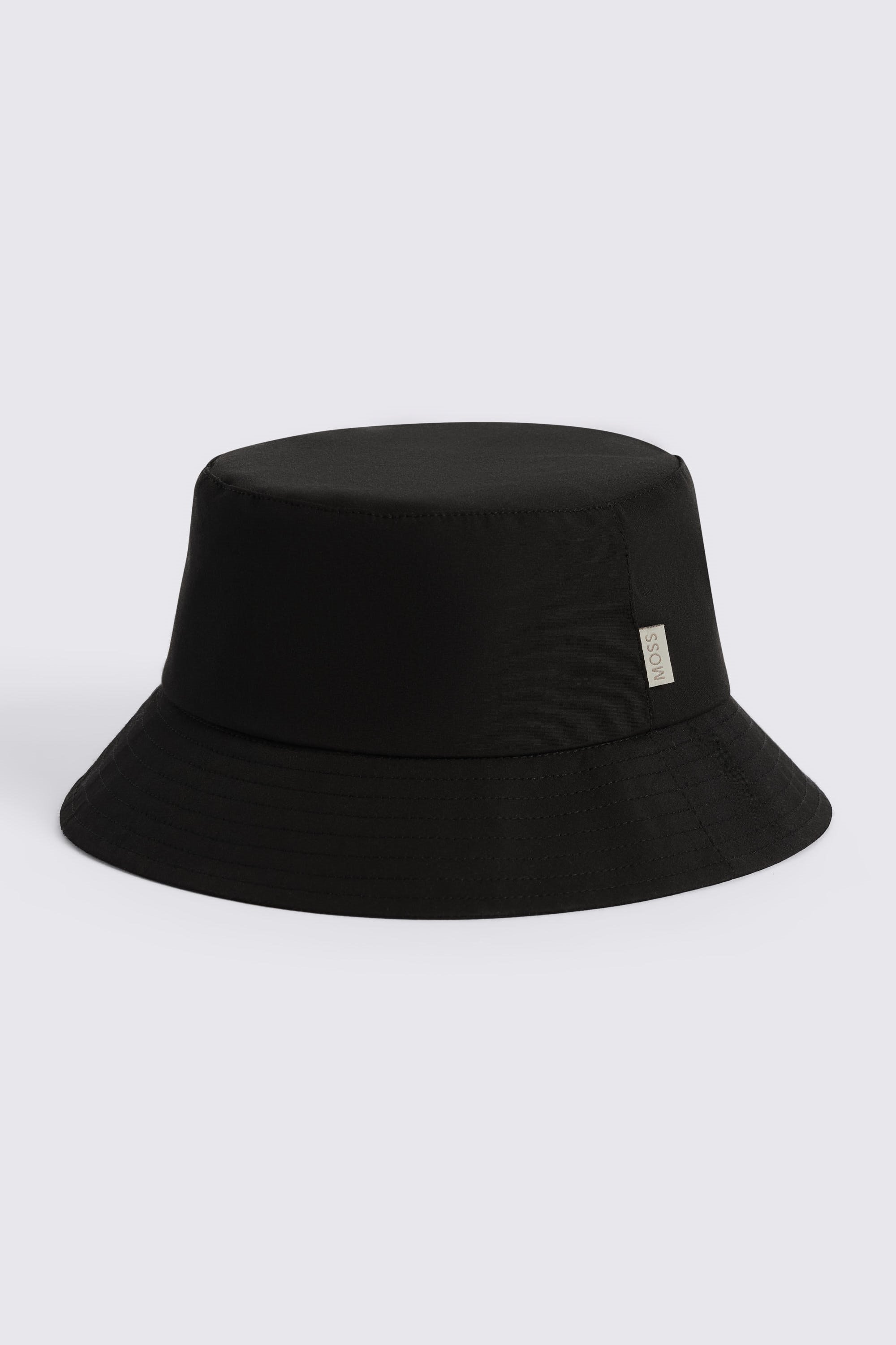 Water Repellent Black Bucket Hat
