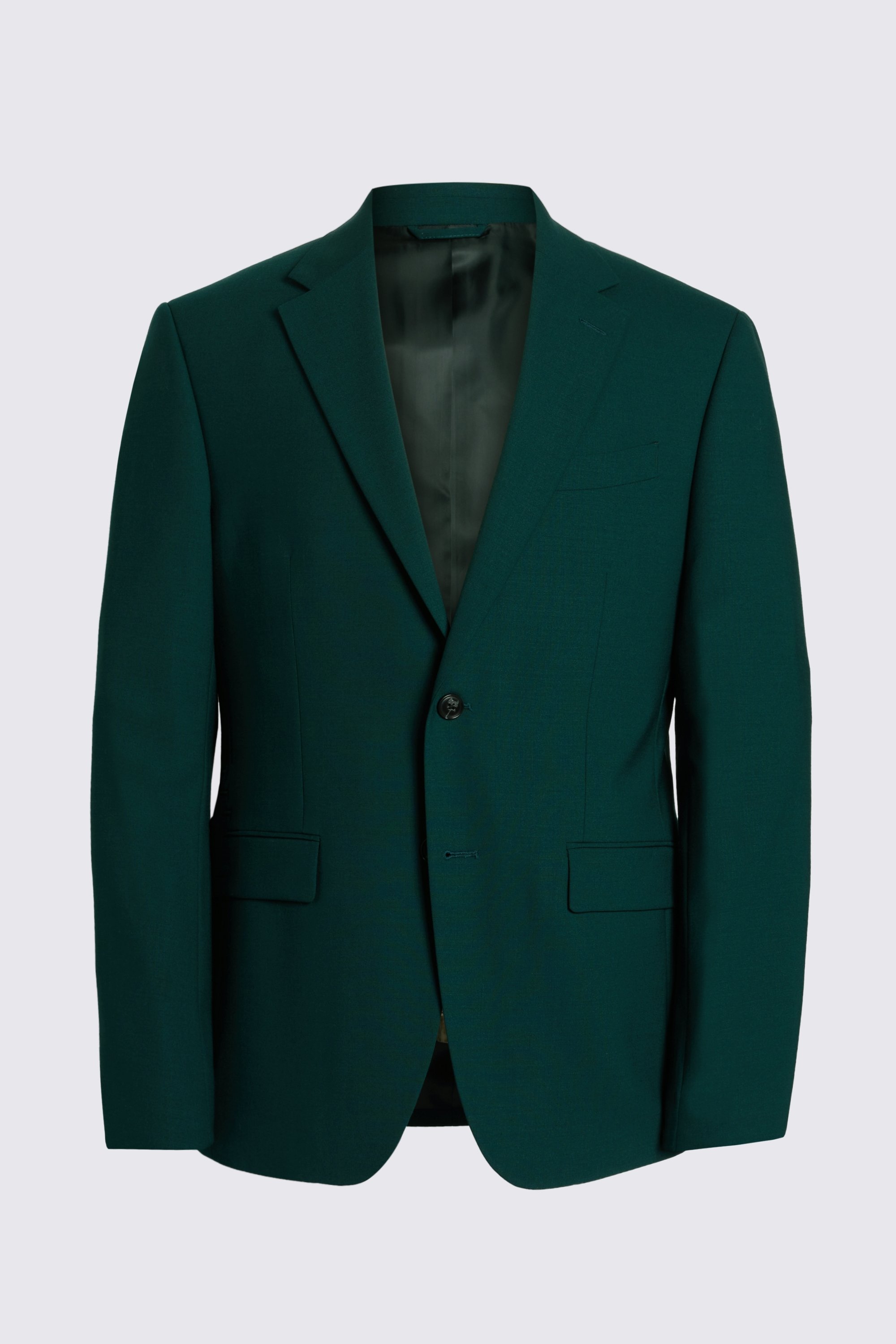 DKNY Slim Fit Dark Green Suit