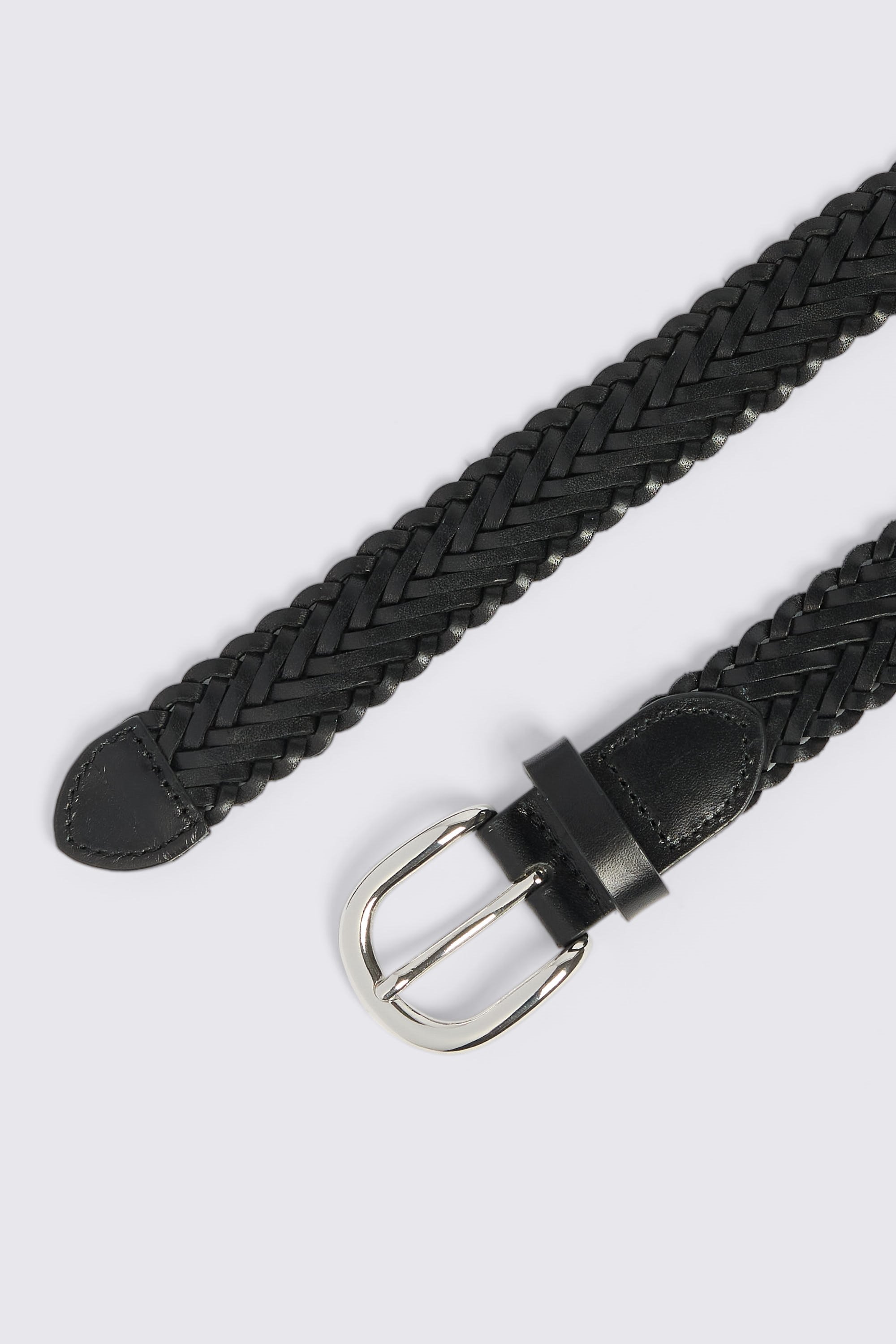[LOW CLASSIC] /☆ 25SS BRAID LEATHER BELT / BLACK AND006_1.webp