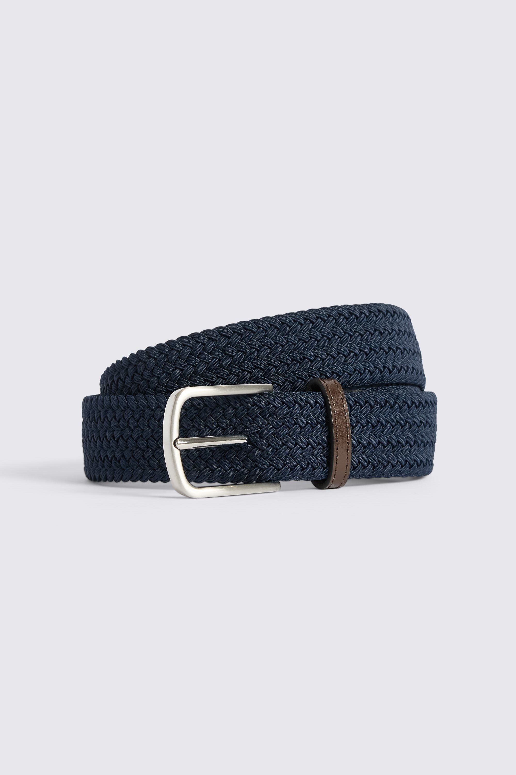 Navy Woven Belt