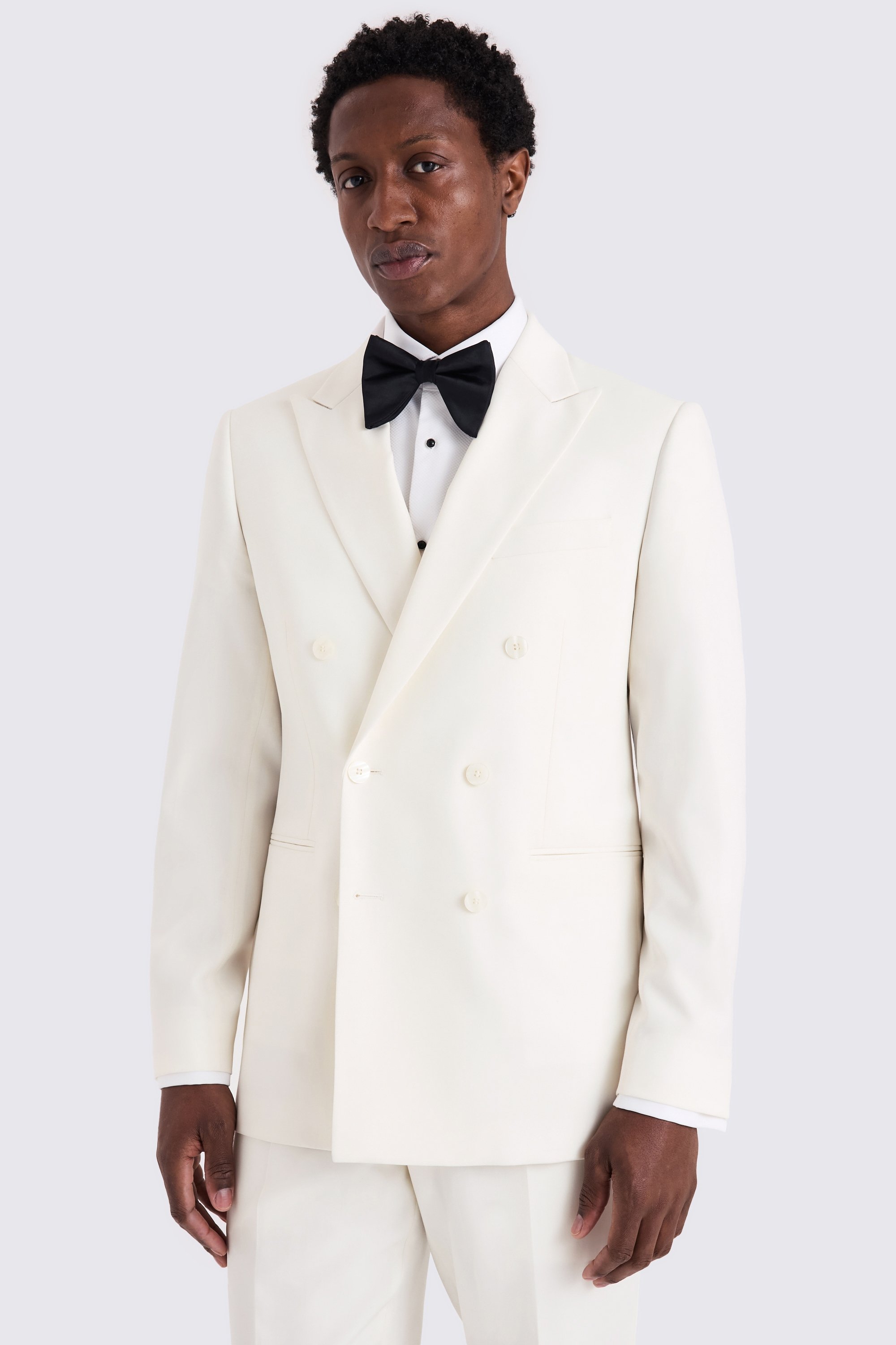 Tailored Fit Off White Tuxedo