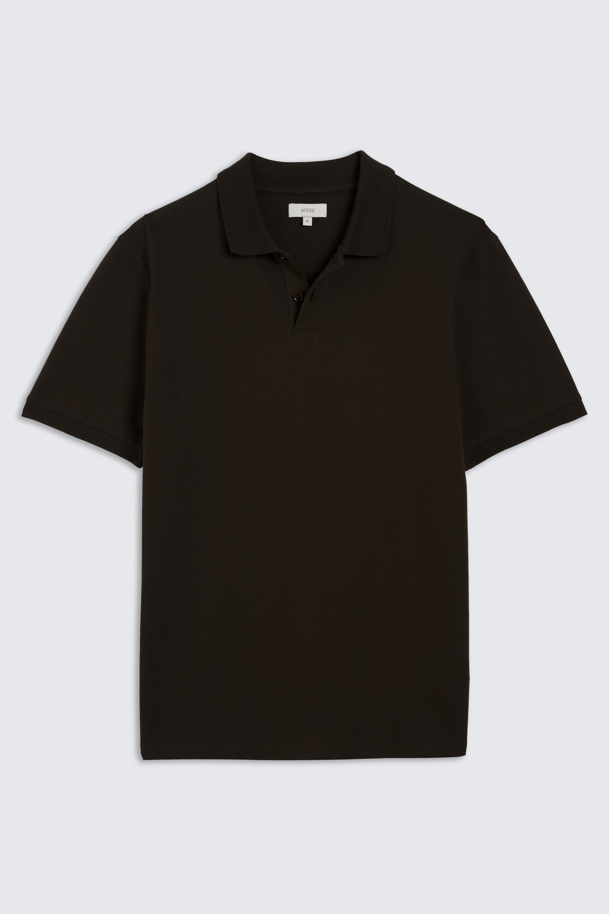 Brown Piqué Polo Shirt