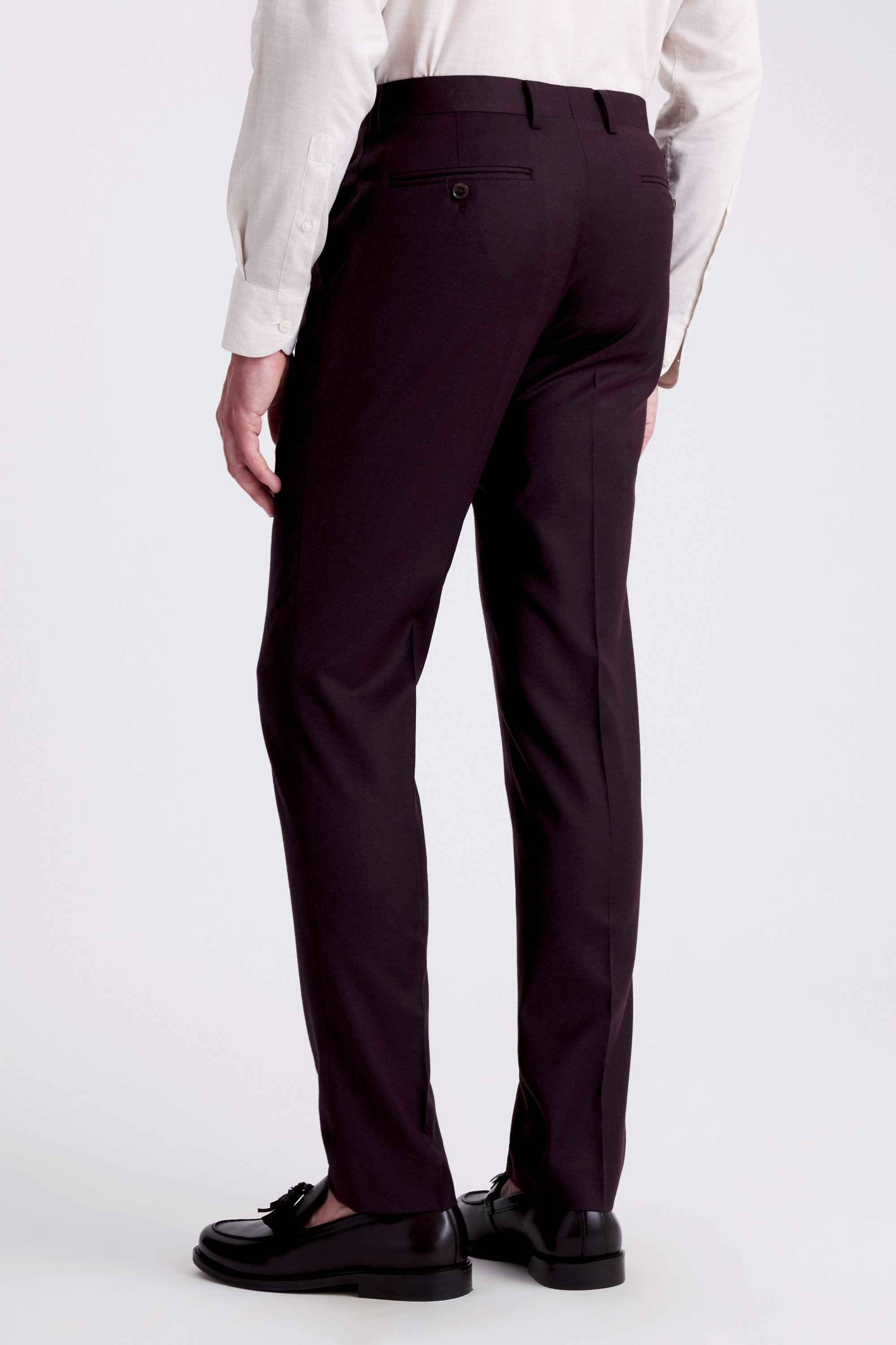 Tailored Fit Grape Performance Trousers