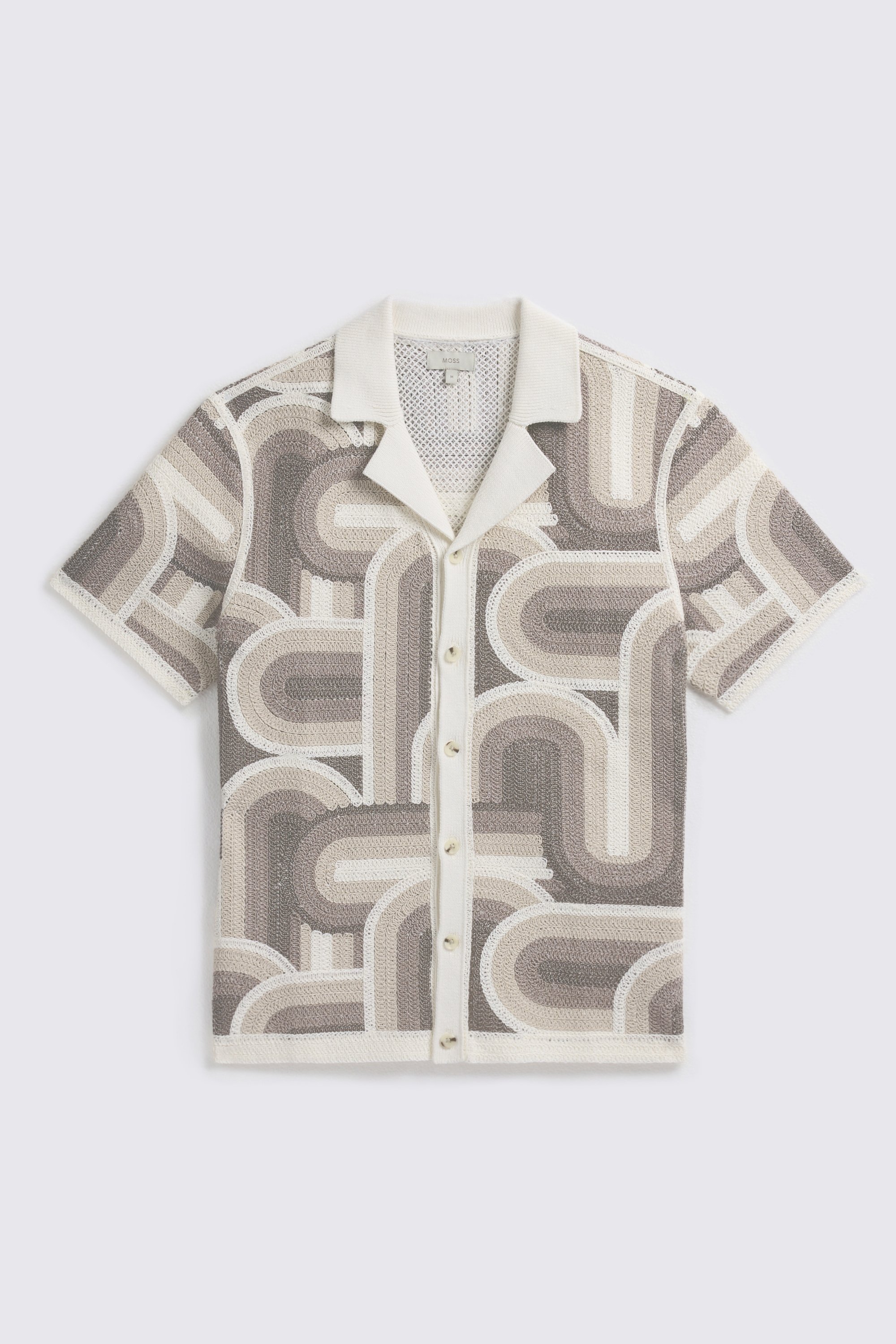 Retro Crochet Knitted Shirt