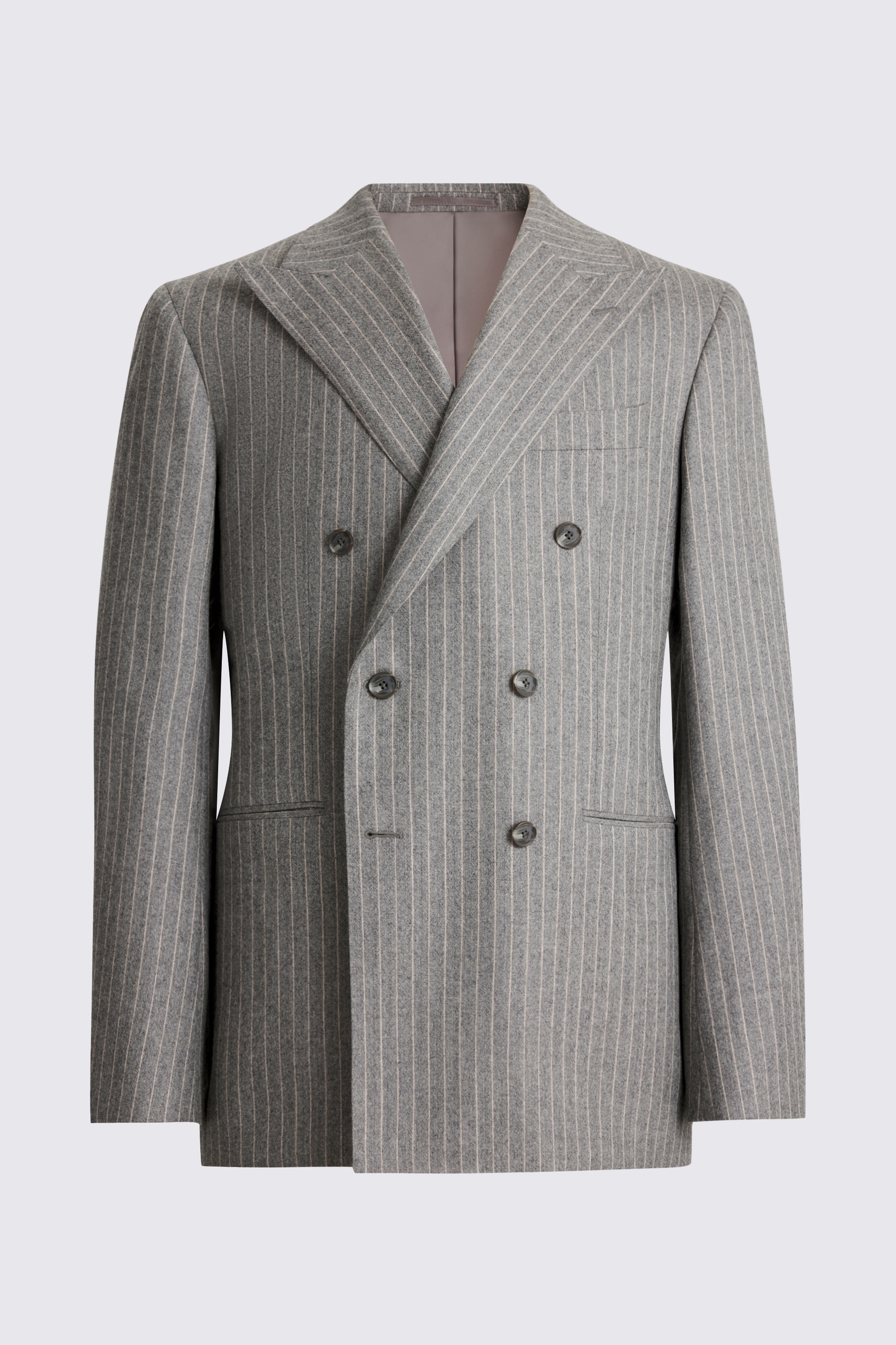 Italian Tailored Fit Grey Stripe Suit