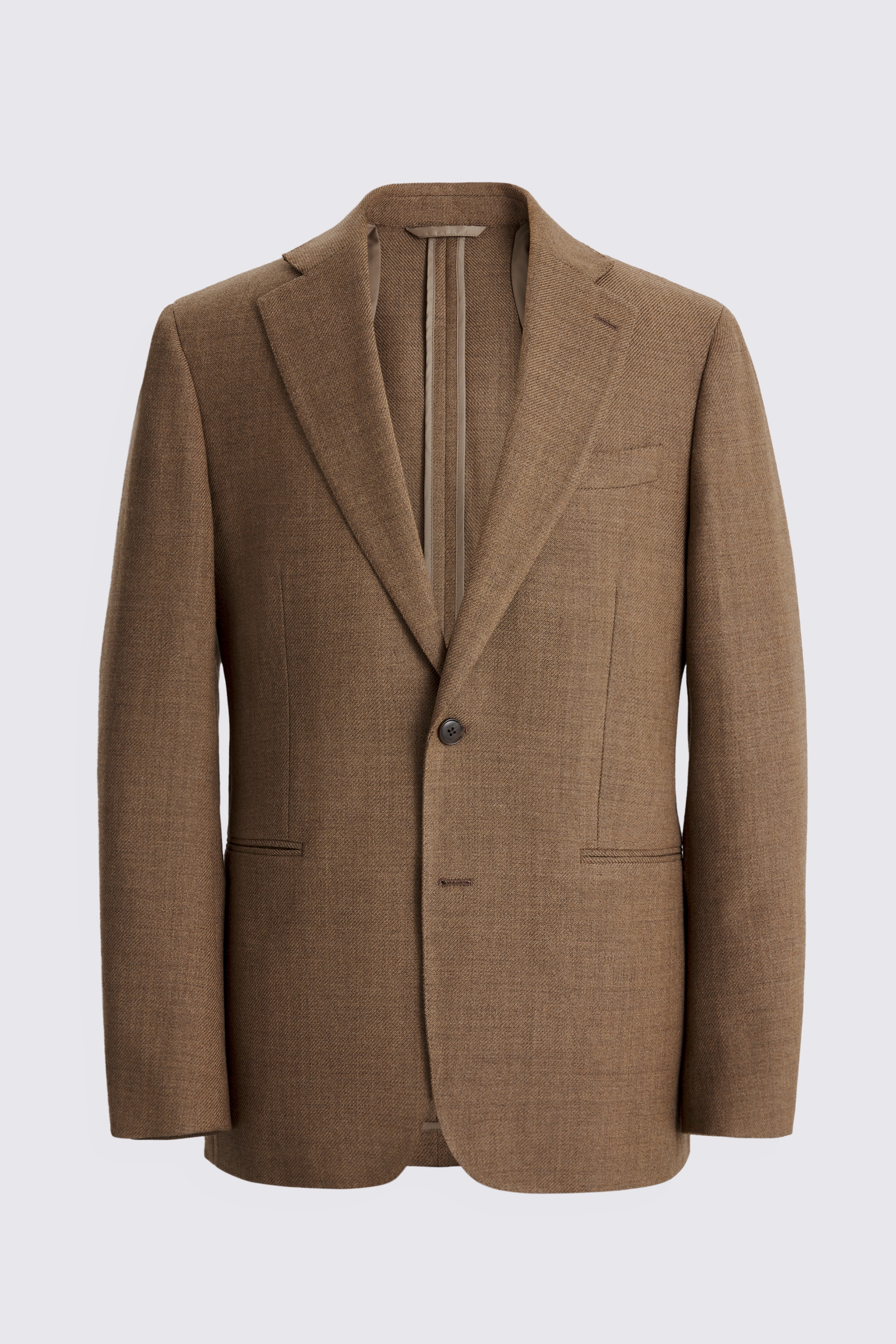 Tailored Fit Gold Twill Suit