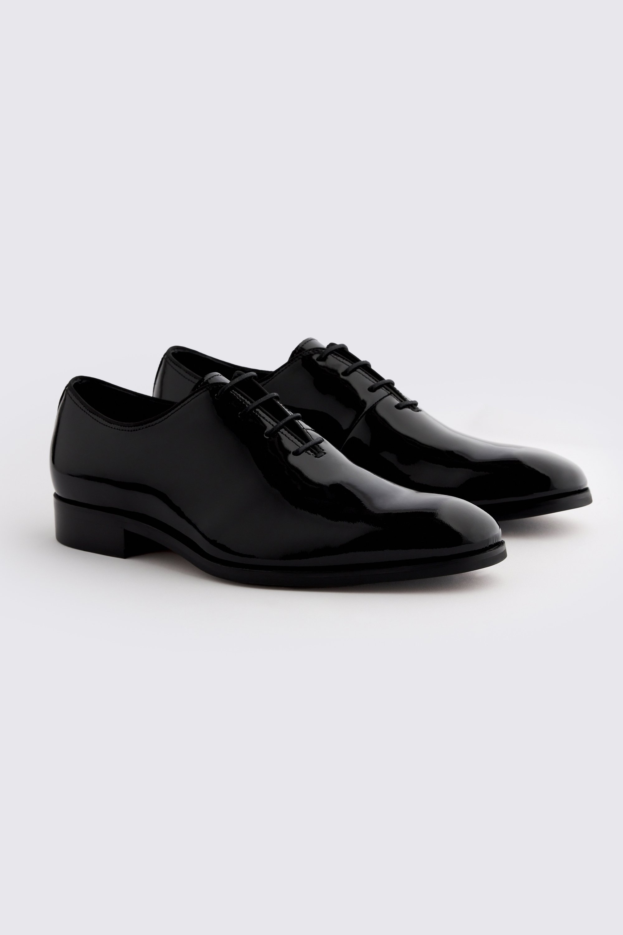 John White Talbot Black Patent Dress Shoe