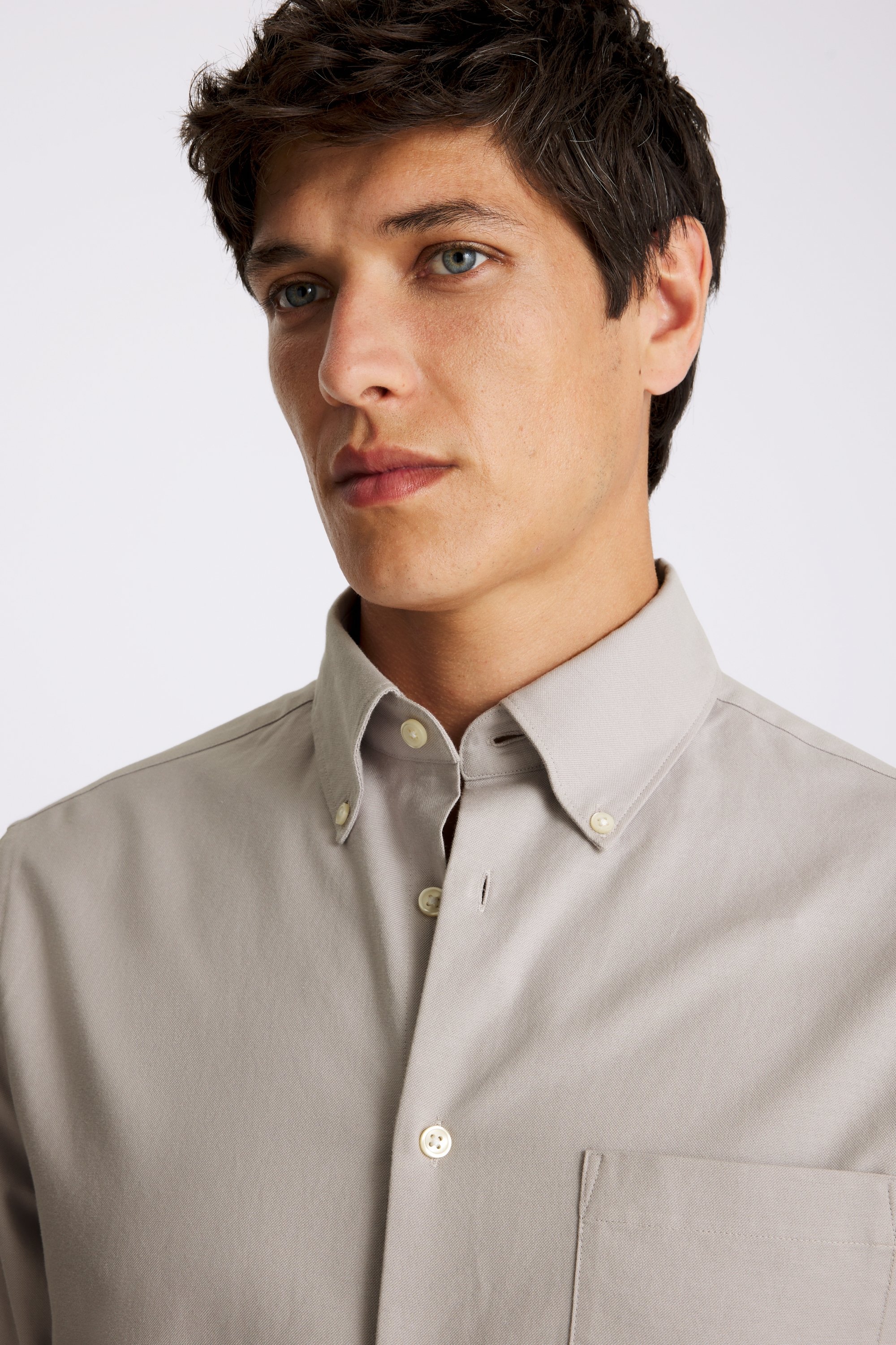 Lilac Washed Oxford Shirt