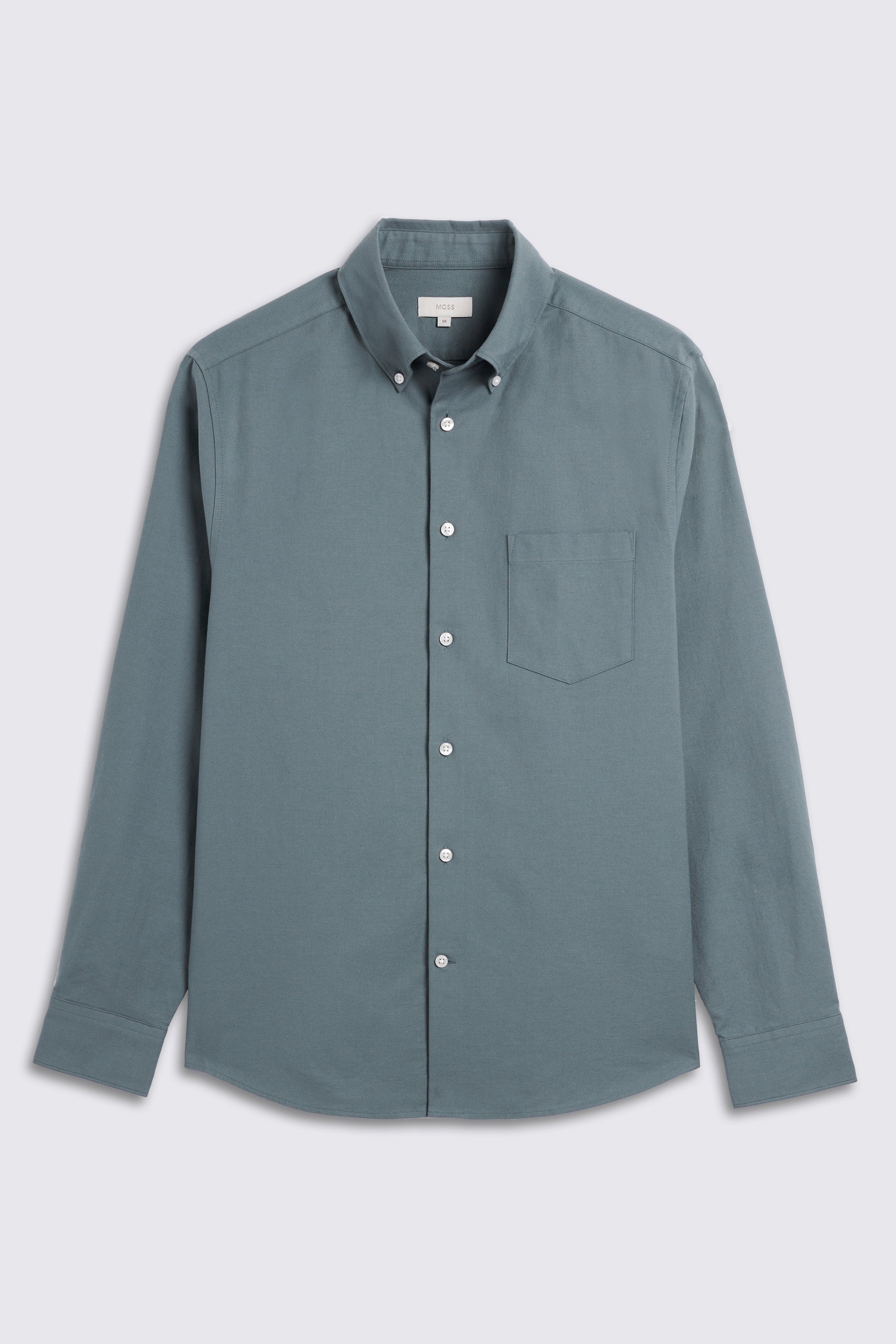 Teal Washed Oxford Shirt