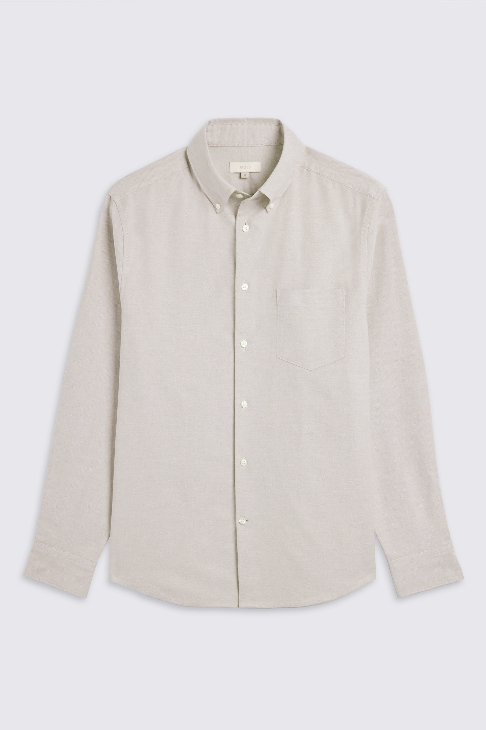 Off White Washed Oxford Shirt