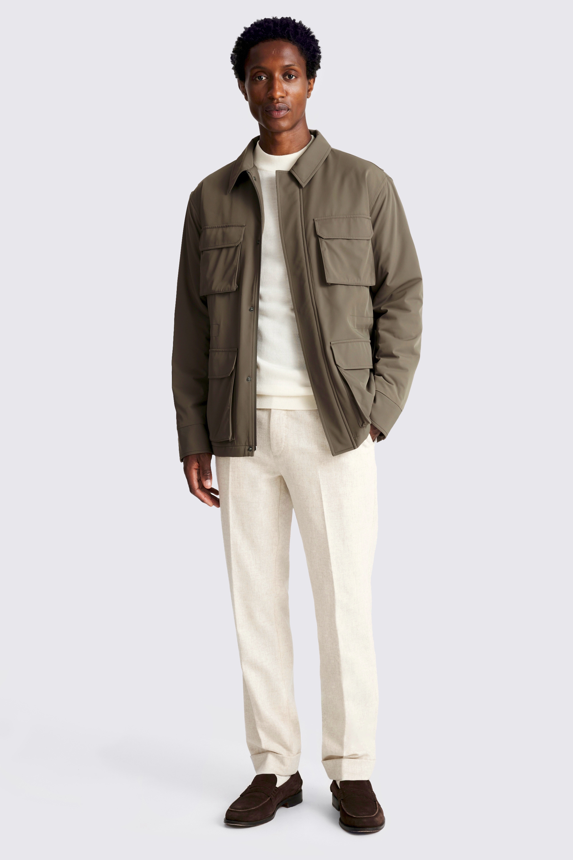 Taupe Field Jacket