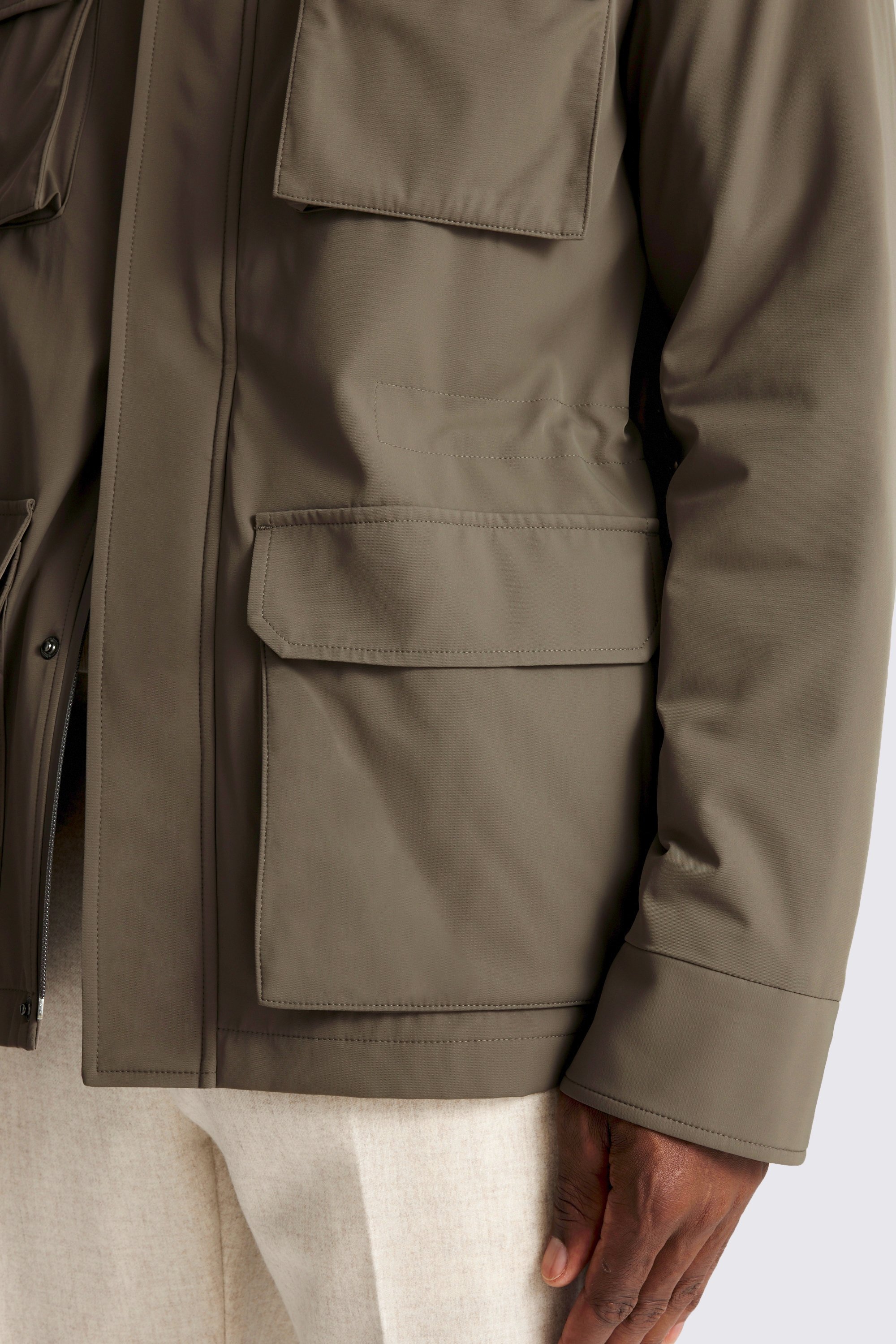 Taupe Field Jacket