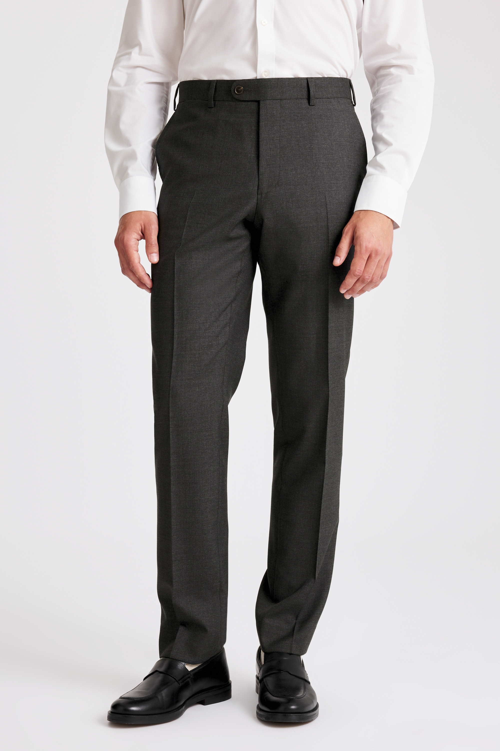 Italian Tailored Fit Charcoal Suit