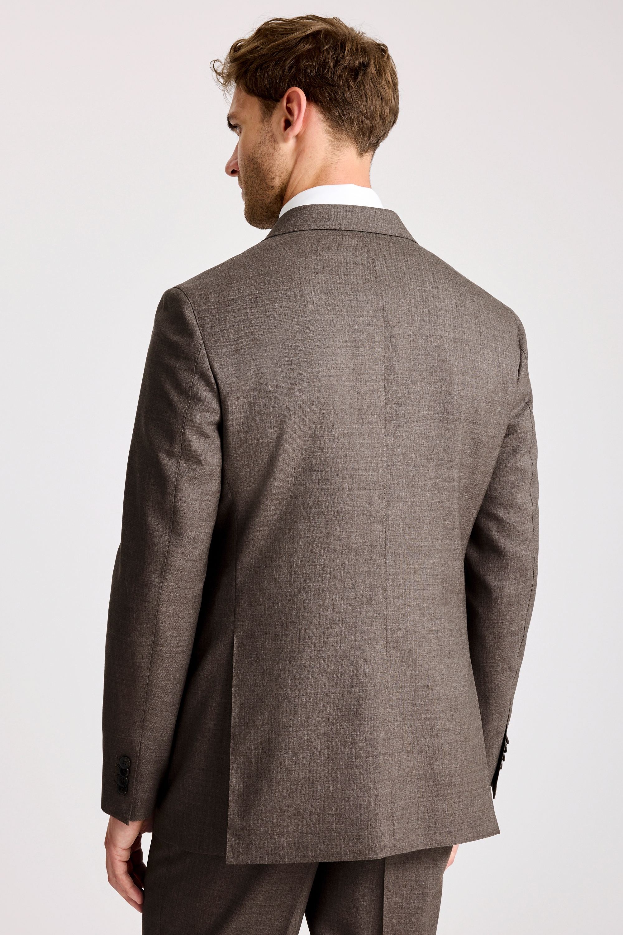 Italian Tailored Fit Light Brown Suit