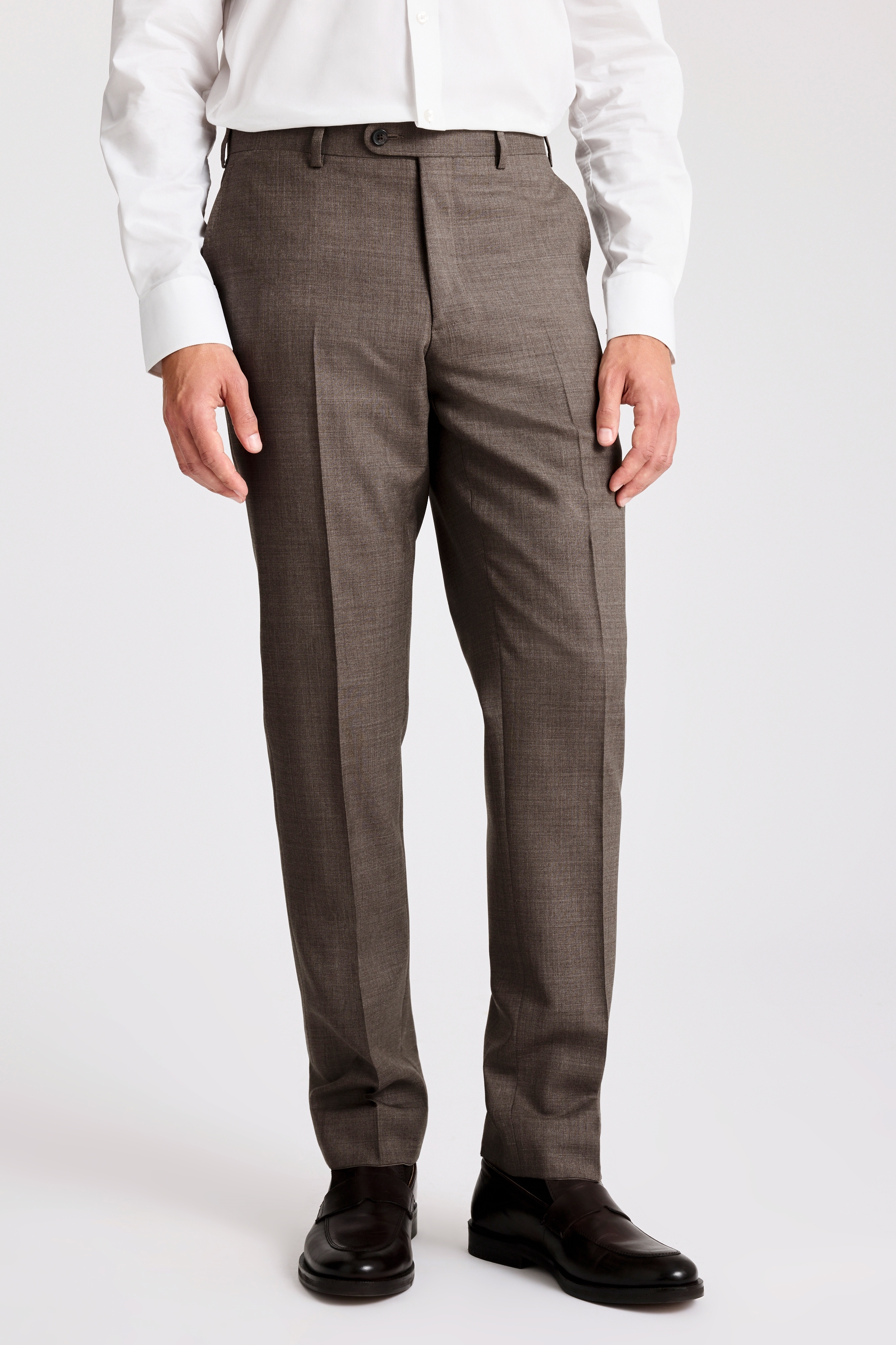 Italian Tailored Fit Light Brown Suit