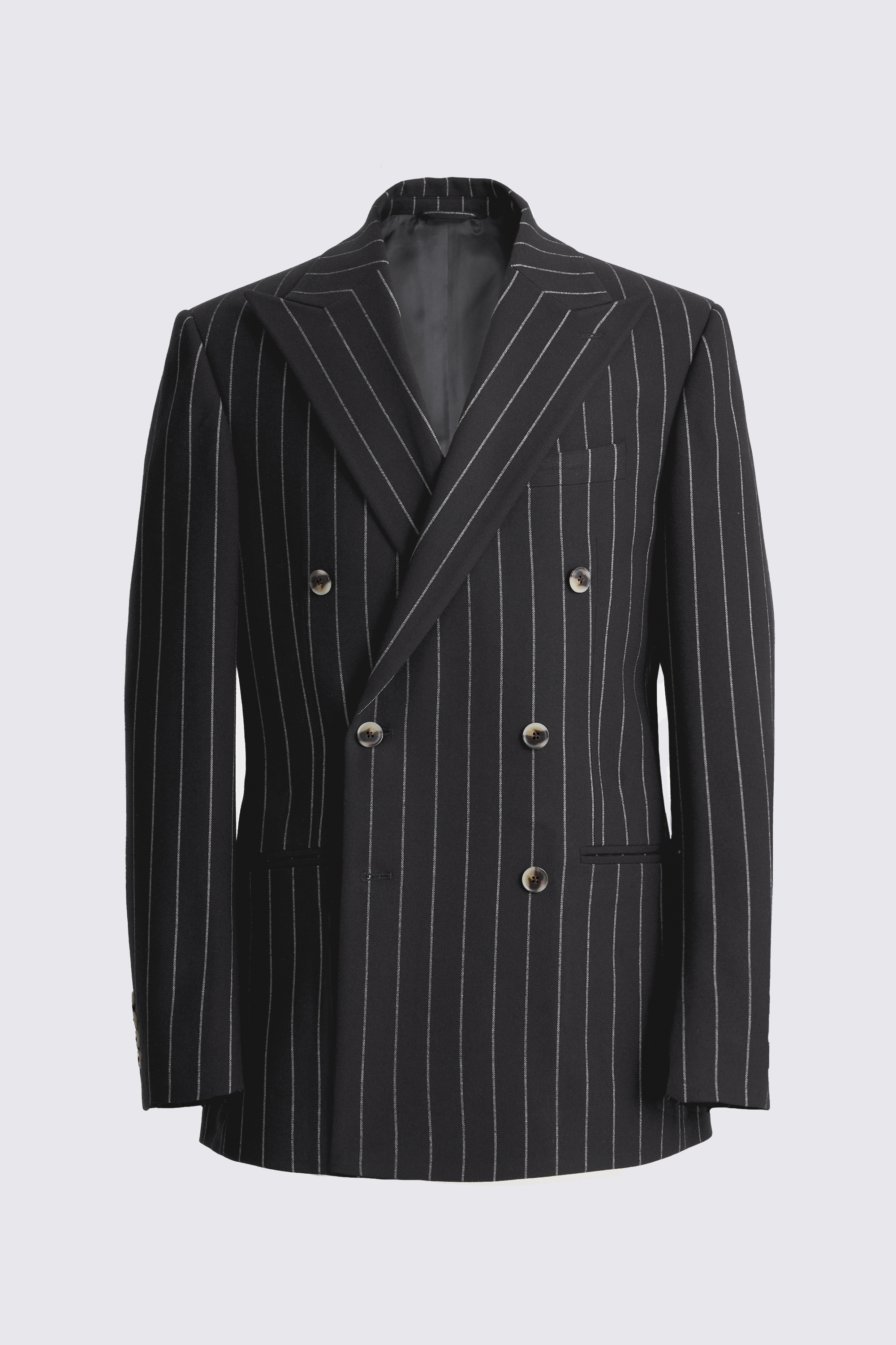Tailored Fit Navy Stripe Suit