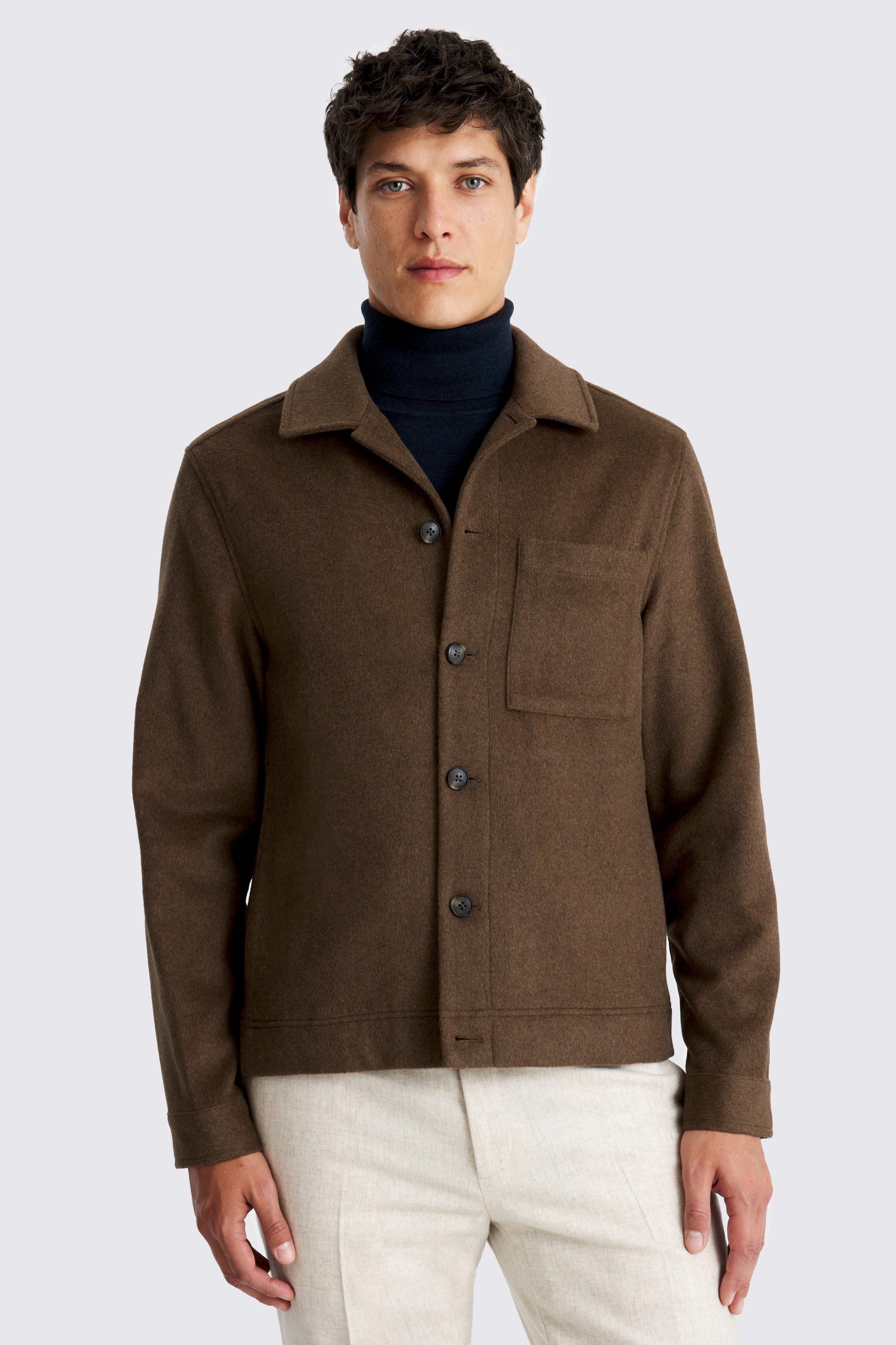 Tobacco Flannel Overshirt
