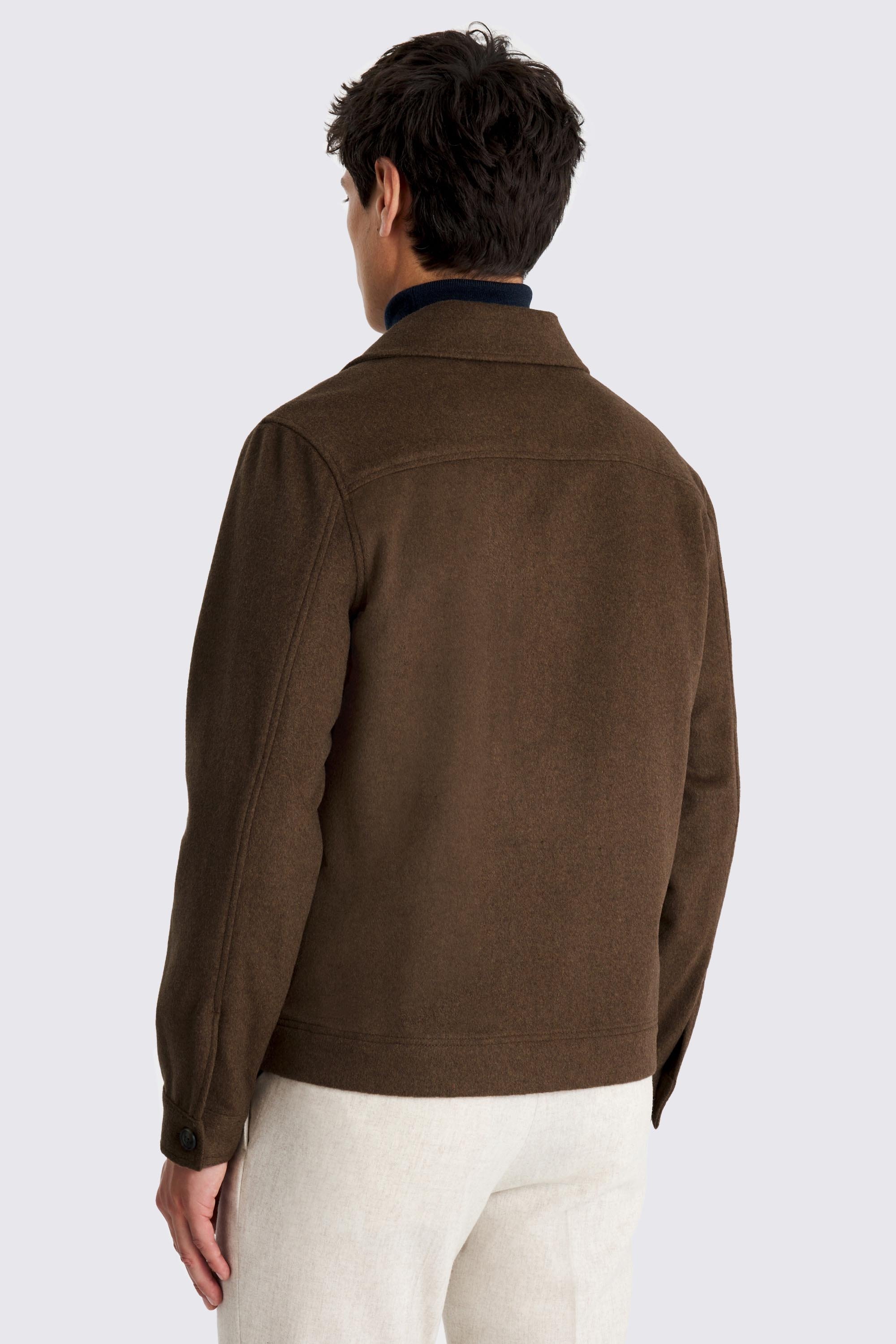 Tobacco Flannel Overshirt
