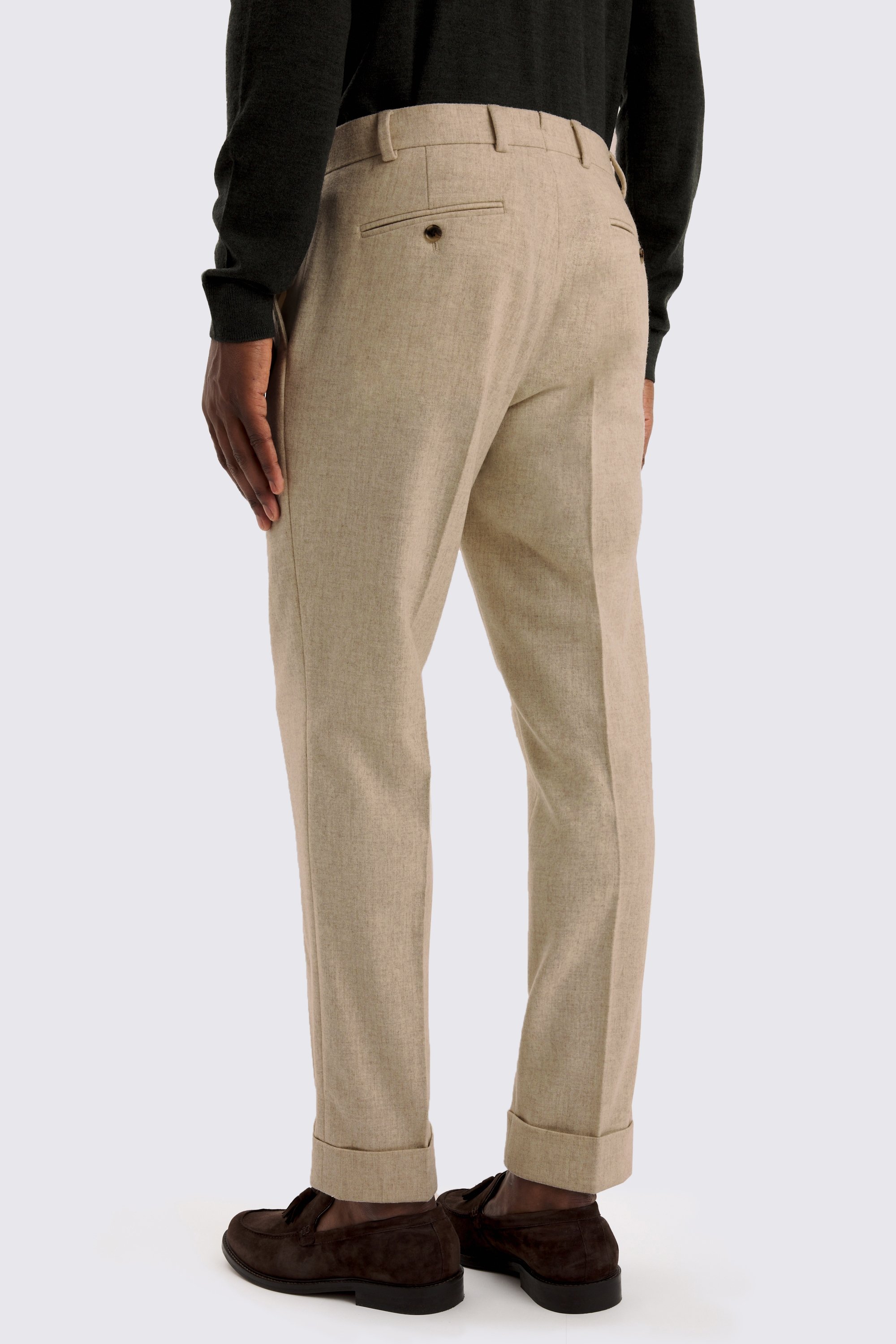 Neutral Flannel Trousers