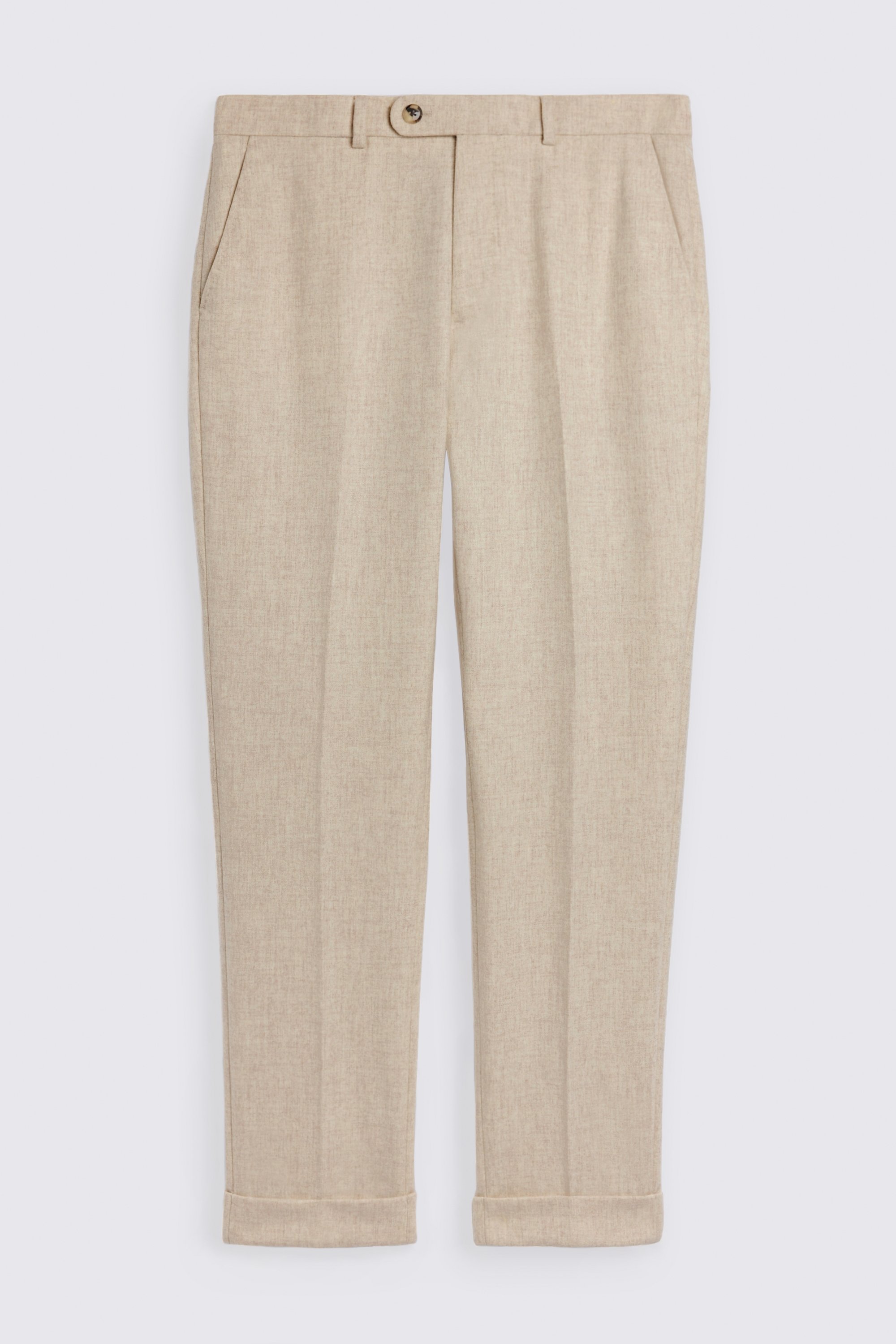 Neutral Flannel Trousers