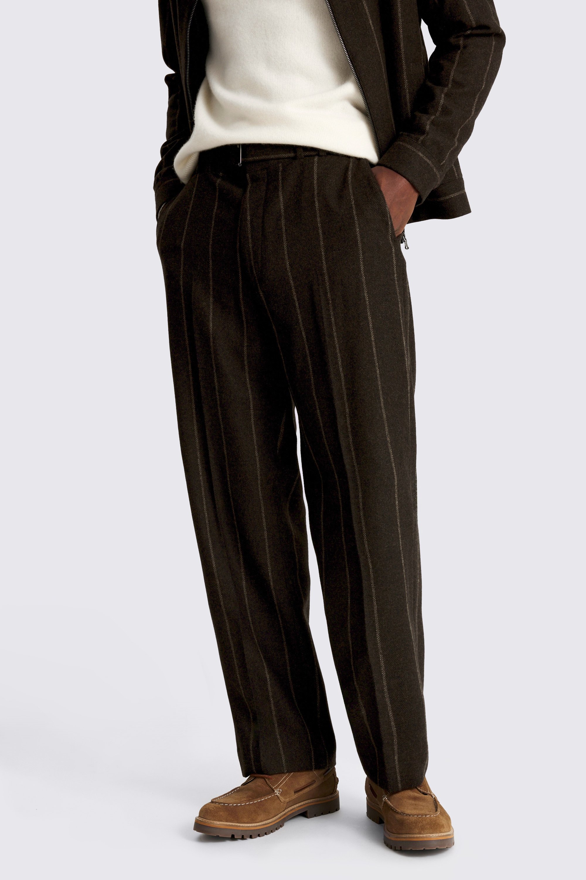 Brown Stripe Pants