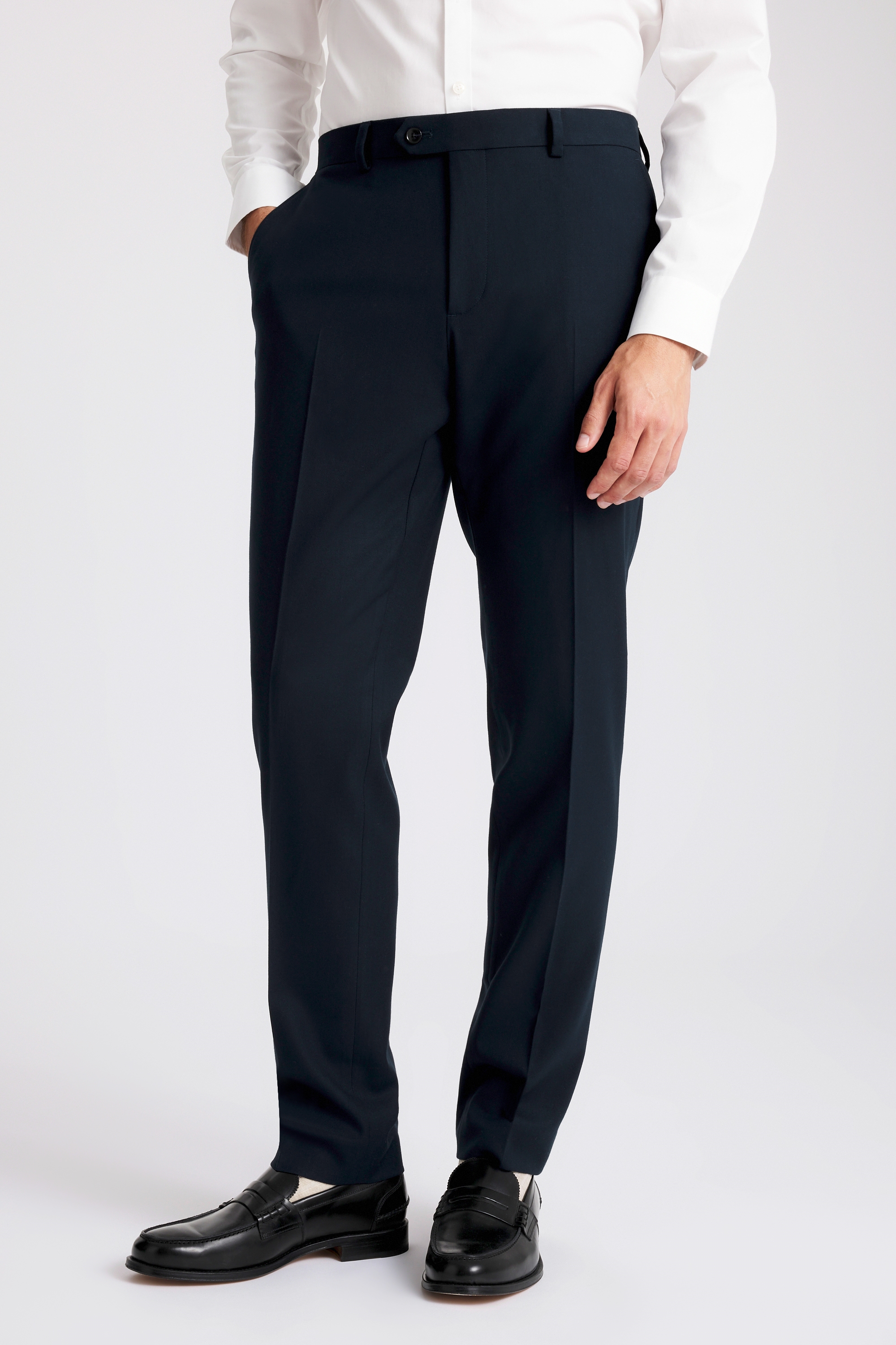 Slim Fit Dark Teal Flannel Suit