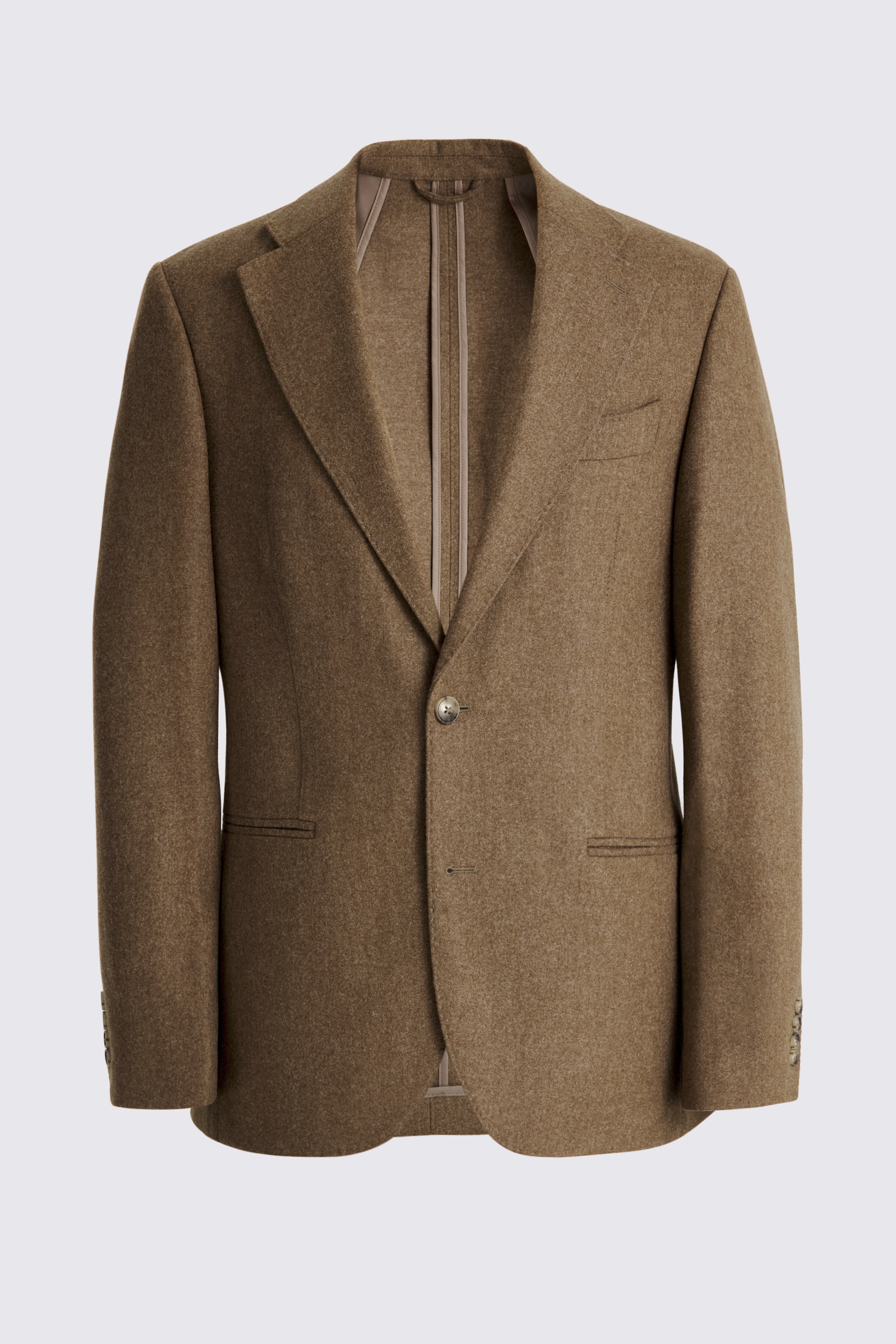 Tailored Fit Gold Flannel Jacket