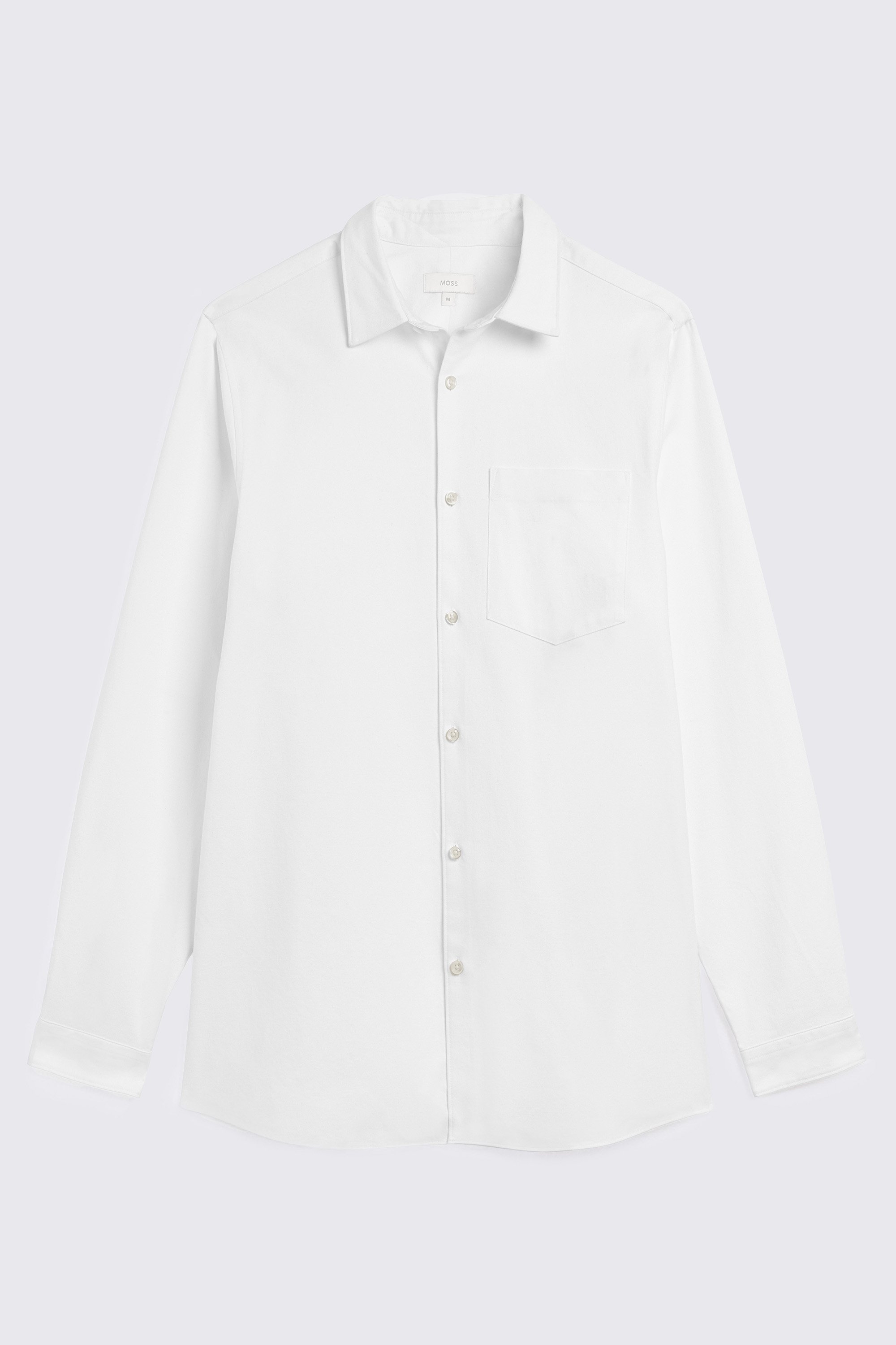 Relaxed White Oxford Shirt