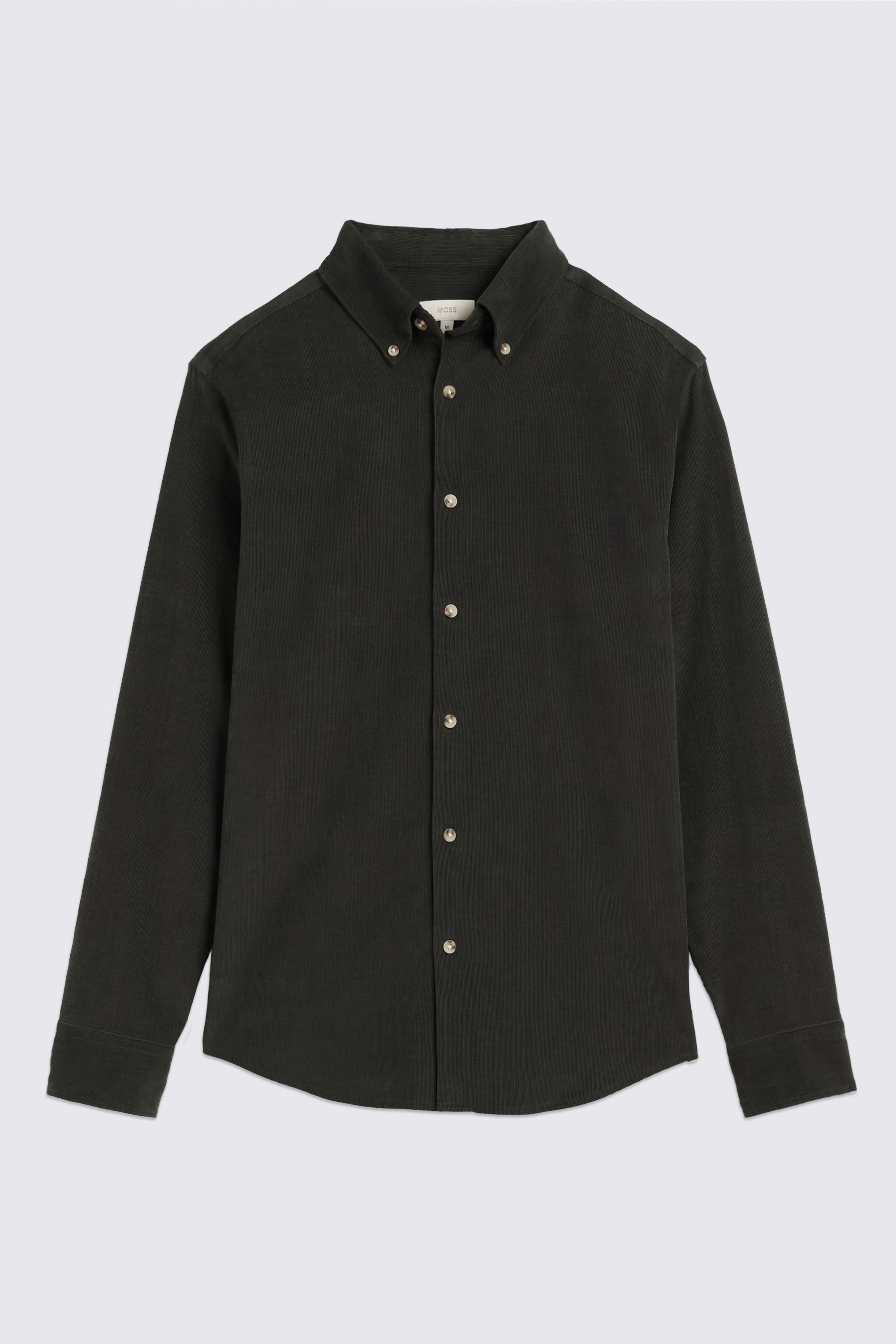 Button Down Khaki Needle Cord Shirt