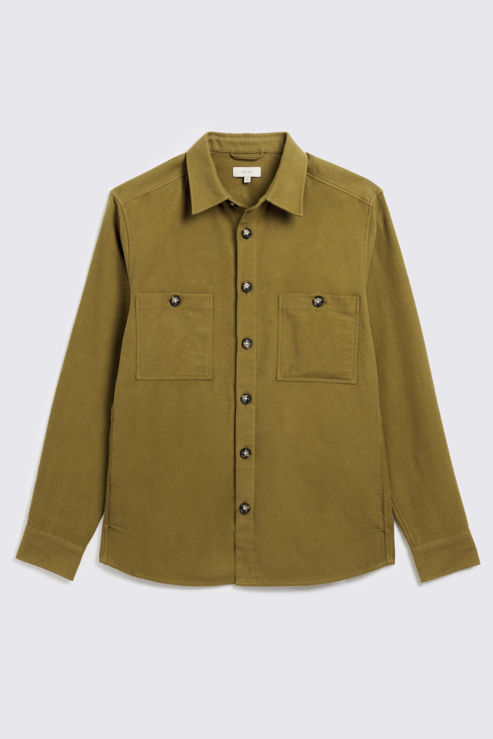 Olive Moleskin Overshirt