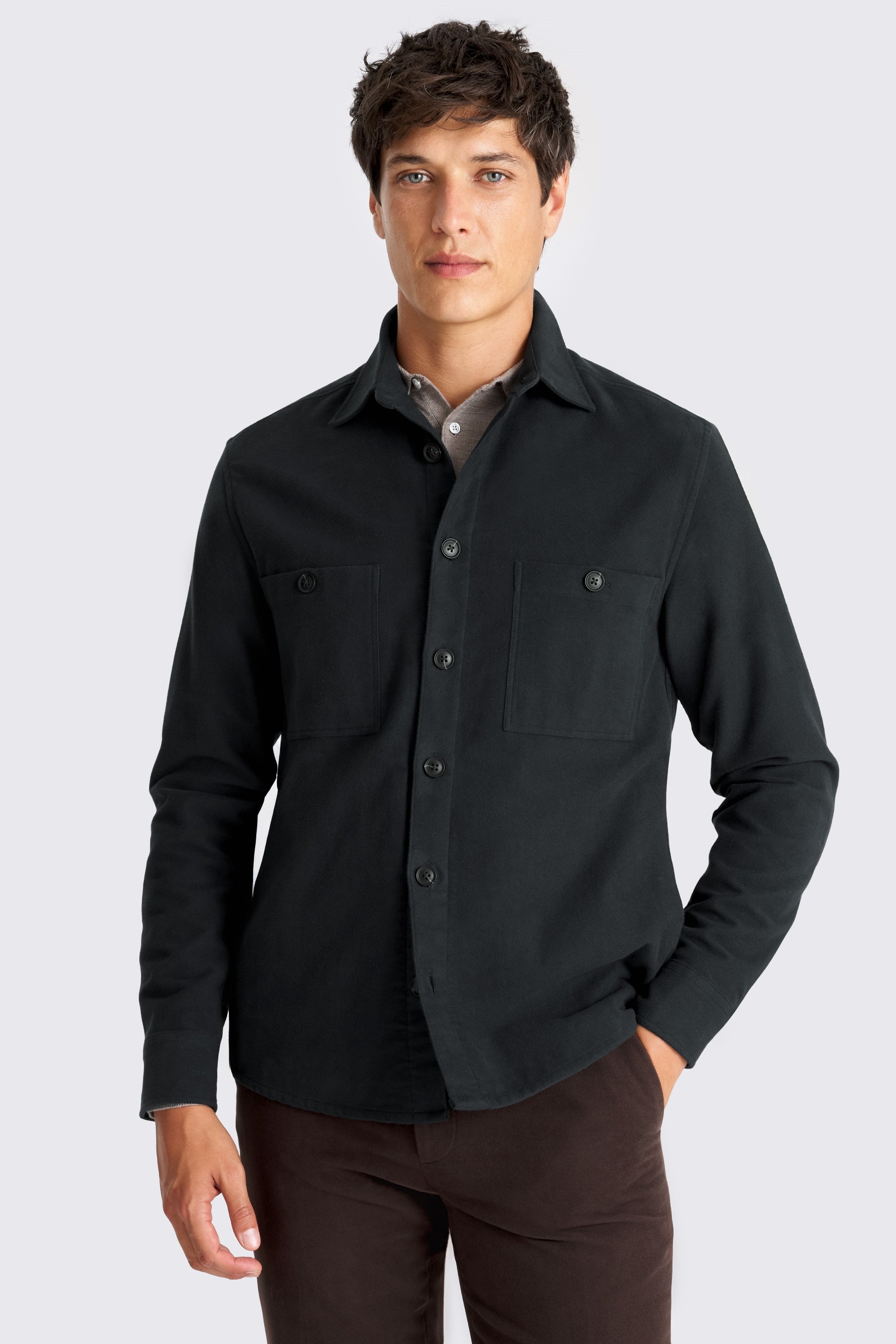 Dark Teal Moleskin Overshirt