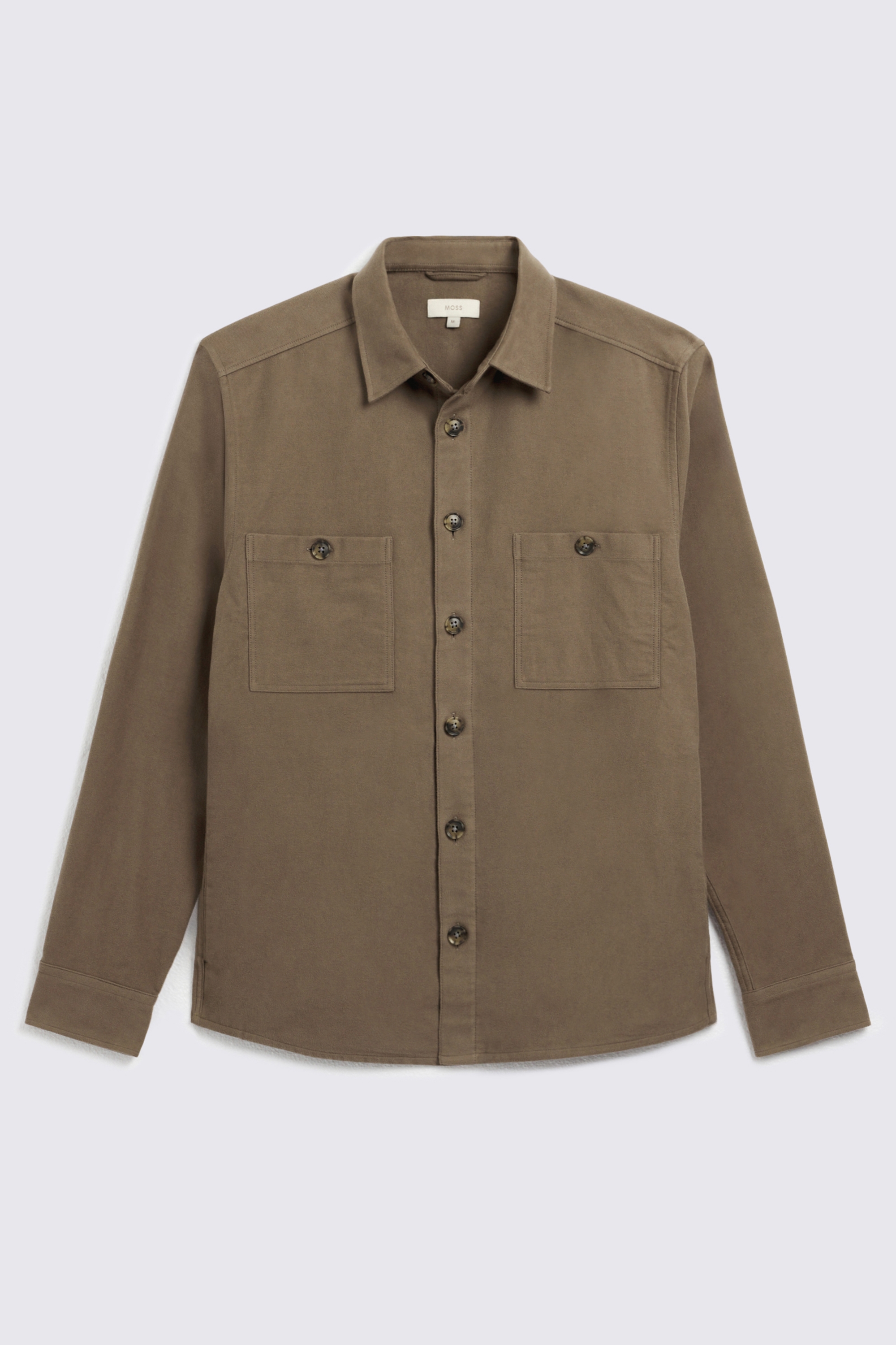 Taupe Moleskin Overshirt