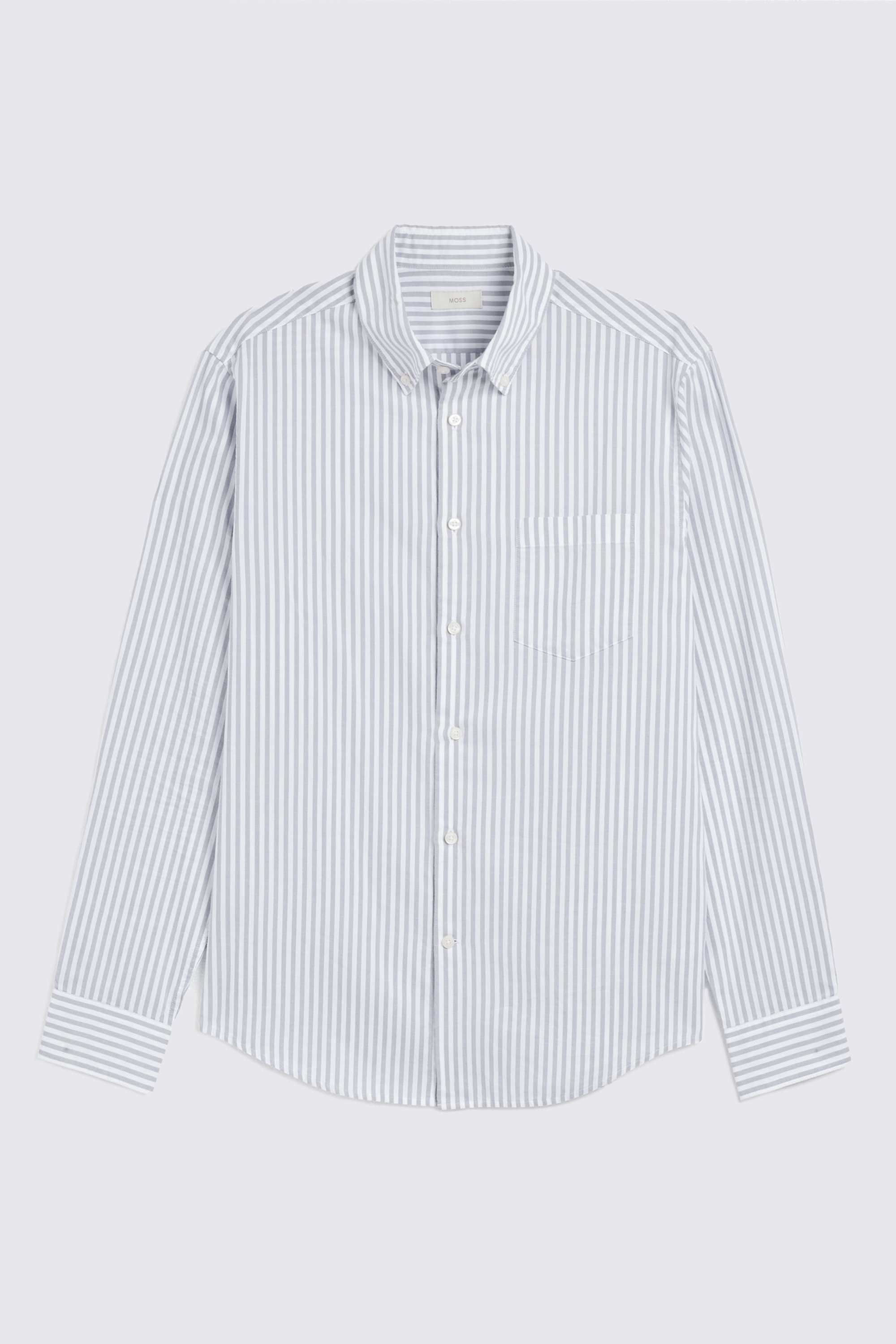 Lightweight Blue Oxford Stripe Shirt