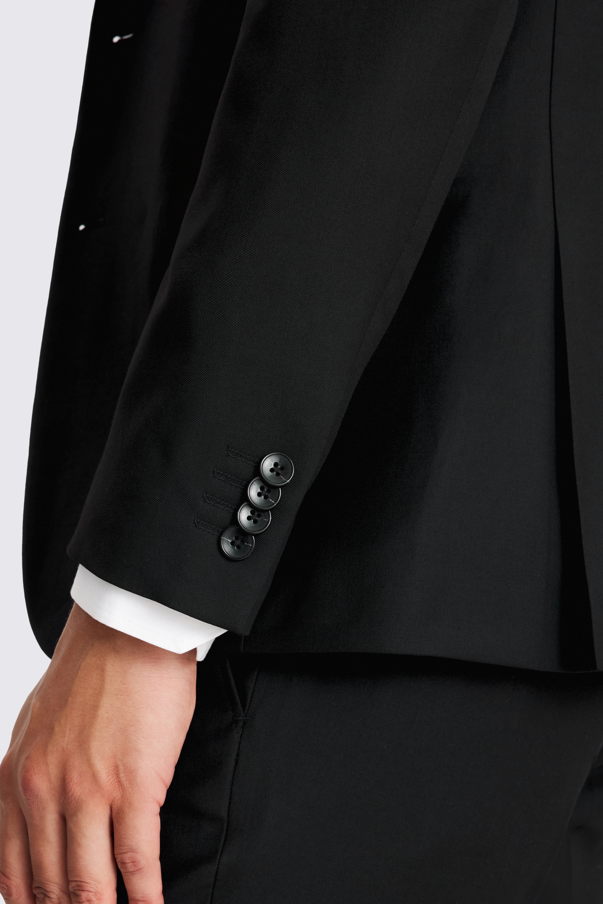 French Connection Slim Fit Black Suit