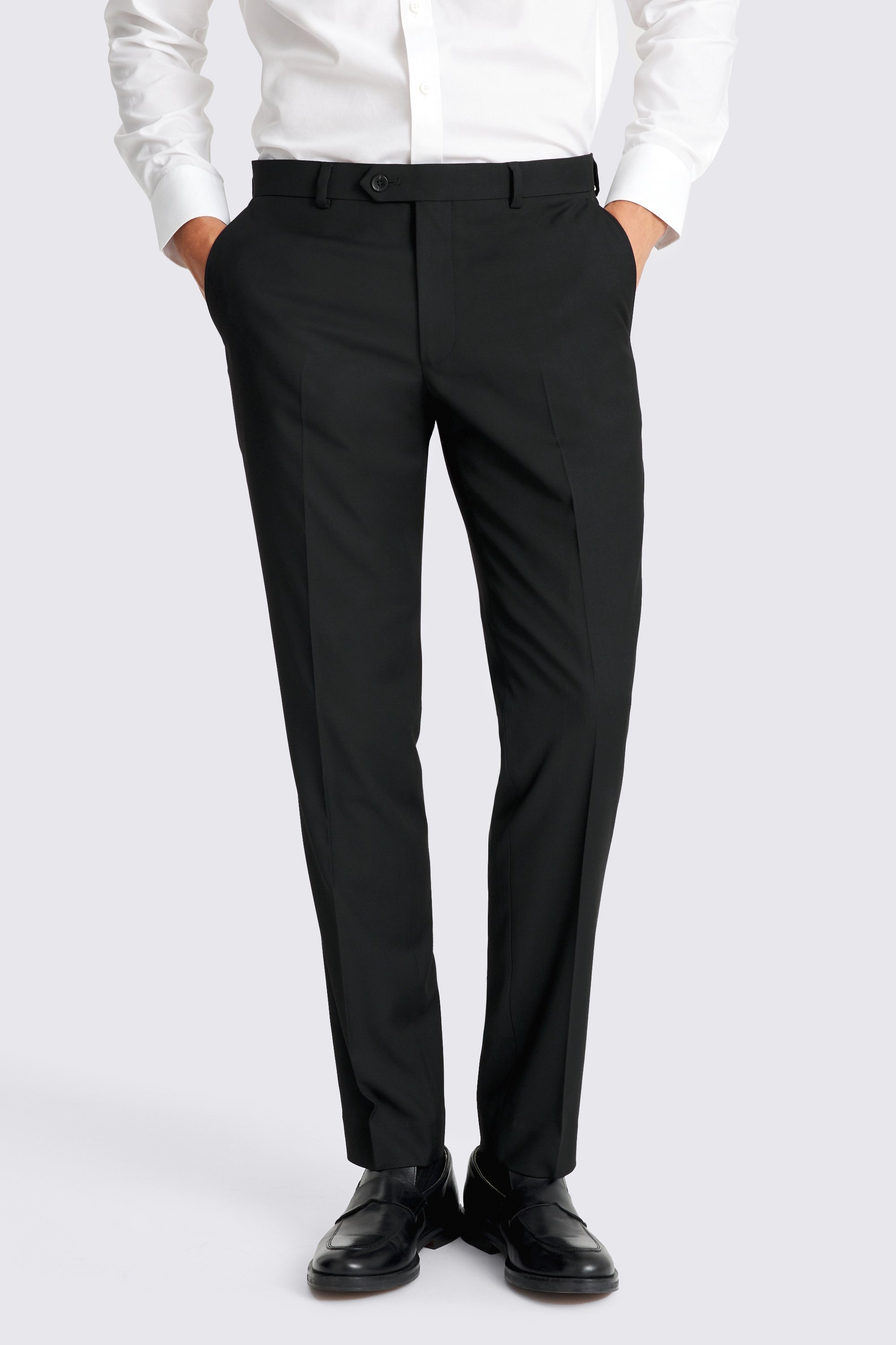 Slim Fit Black Trouser