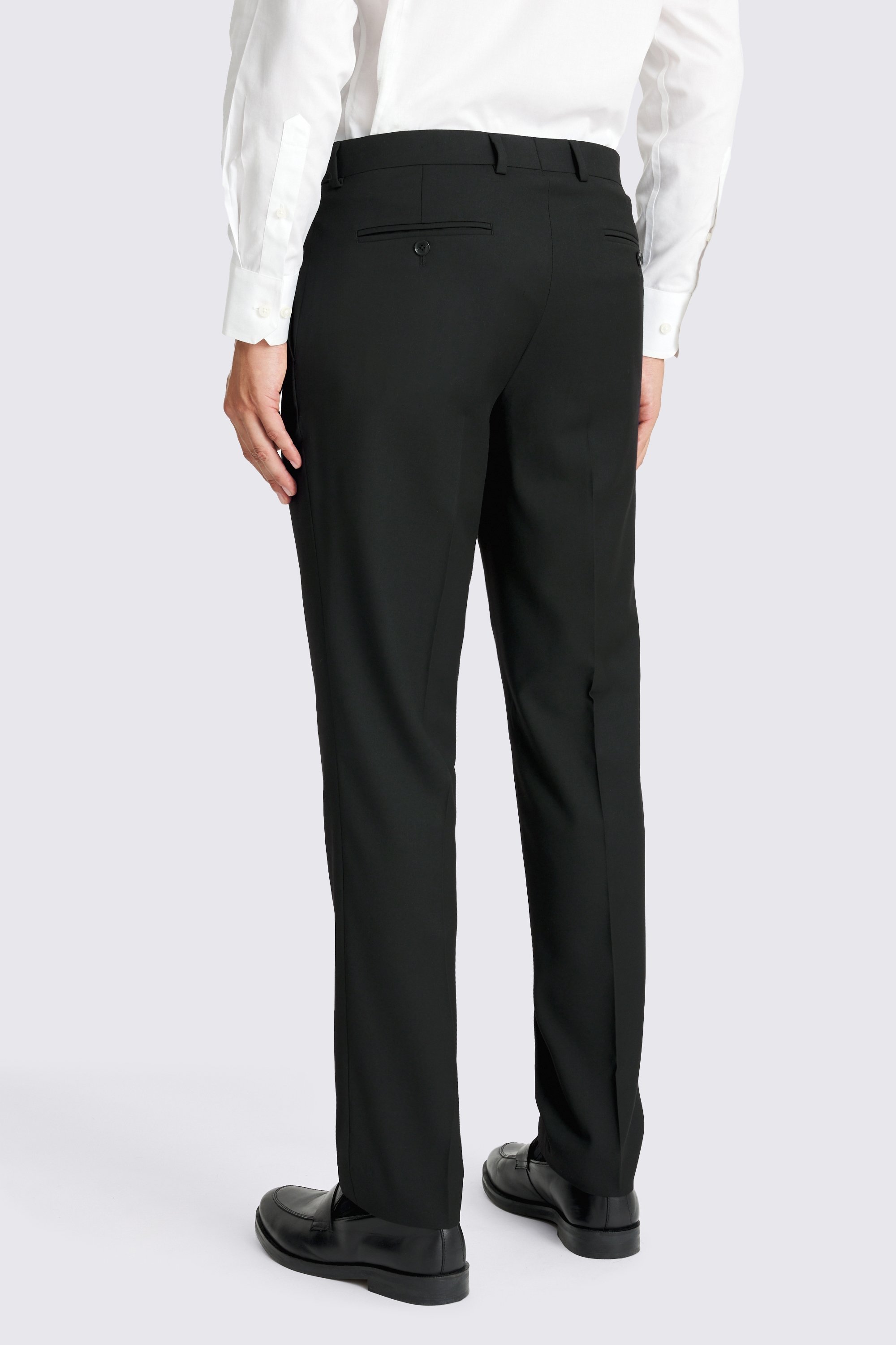 Slim Fit Black Trouser
