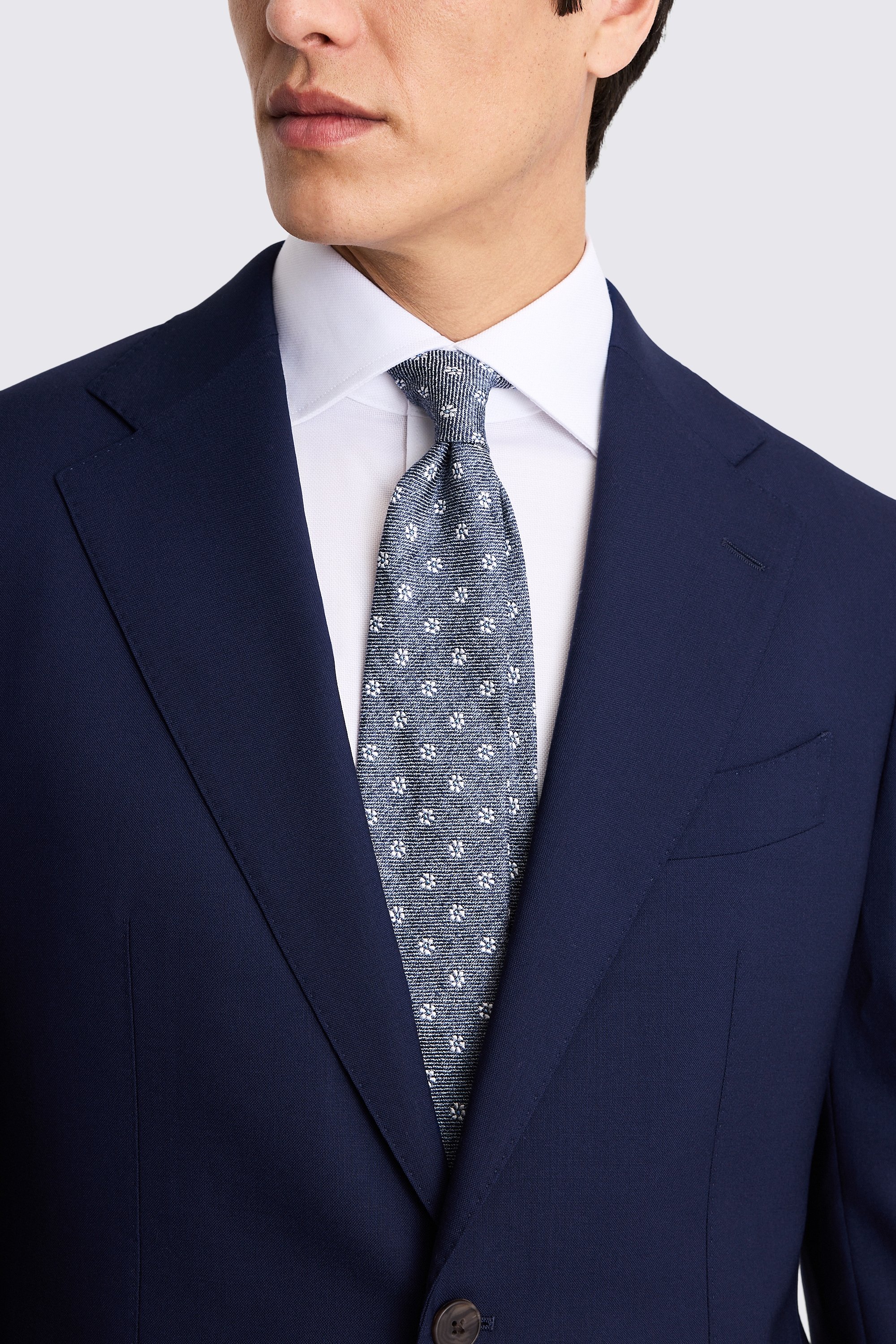 Italian Tailored Fit Bright Blue Jacket