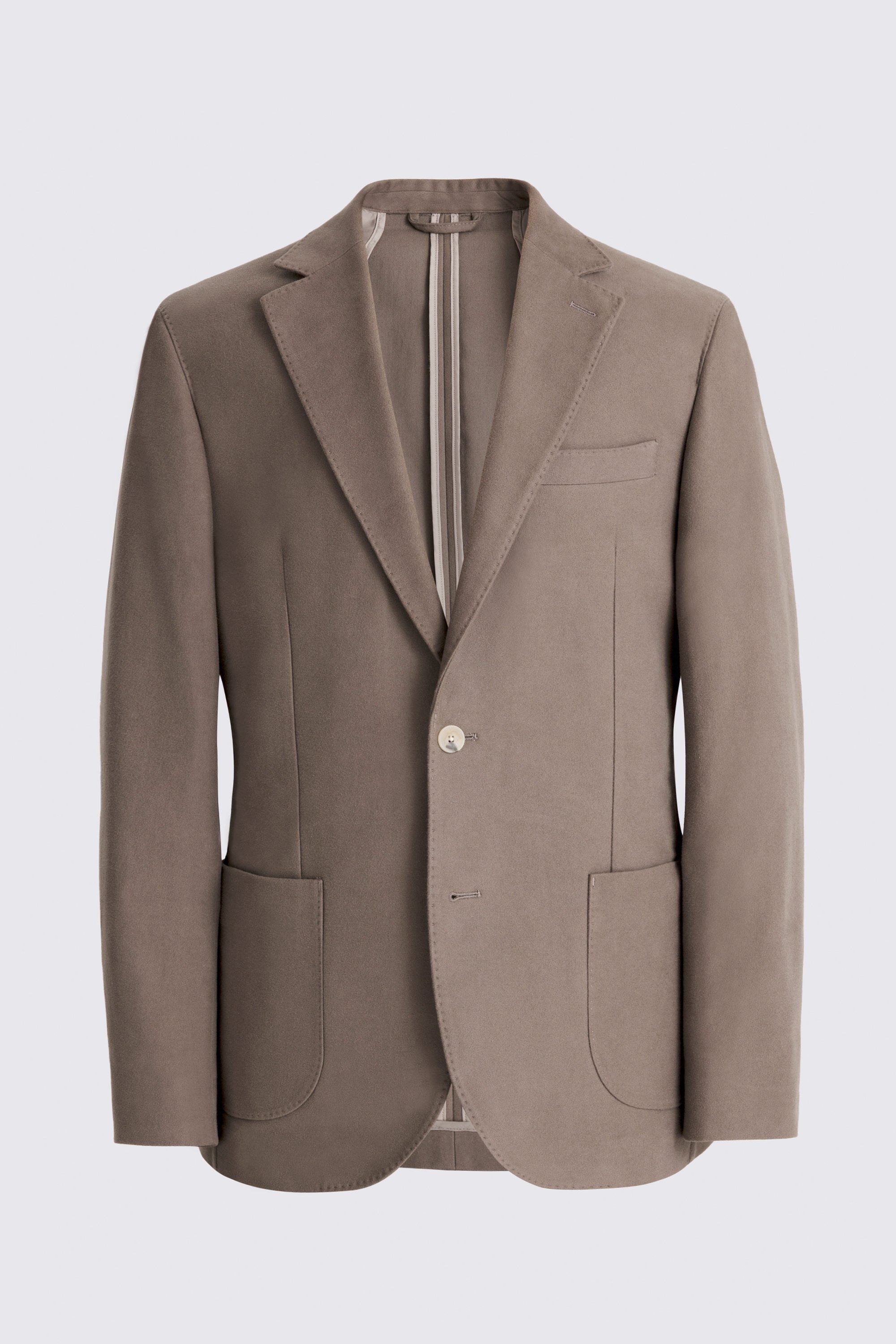 Custom Made taupe moleskin jacket